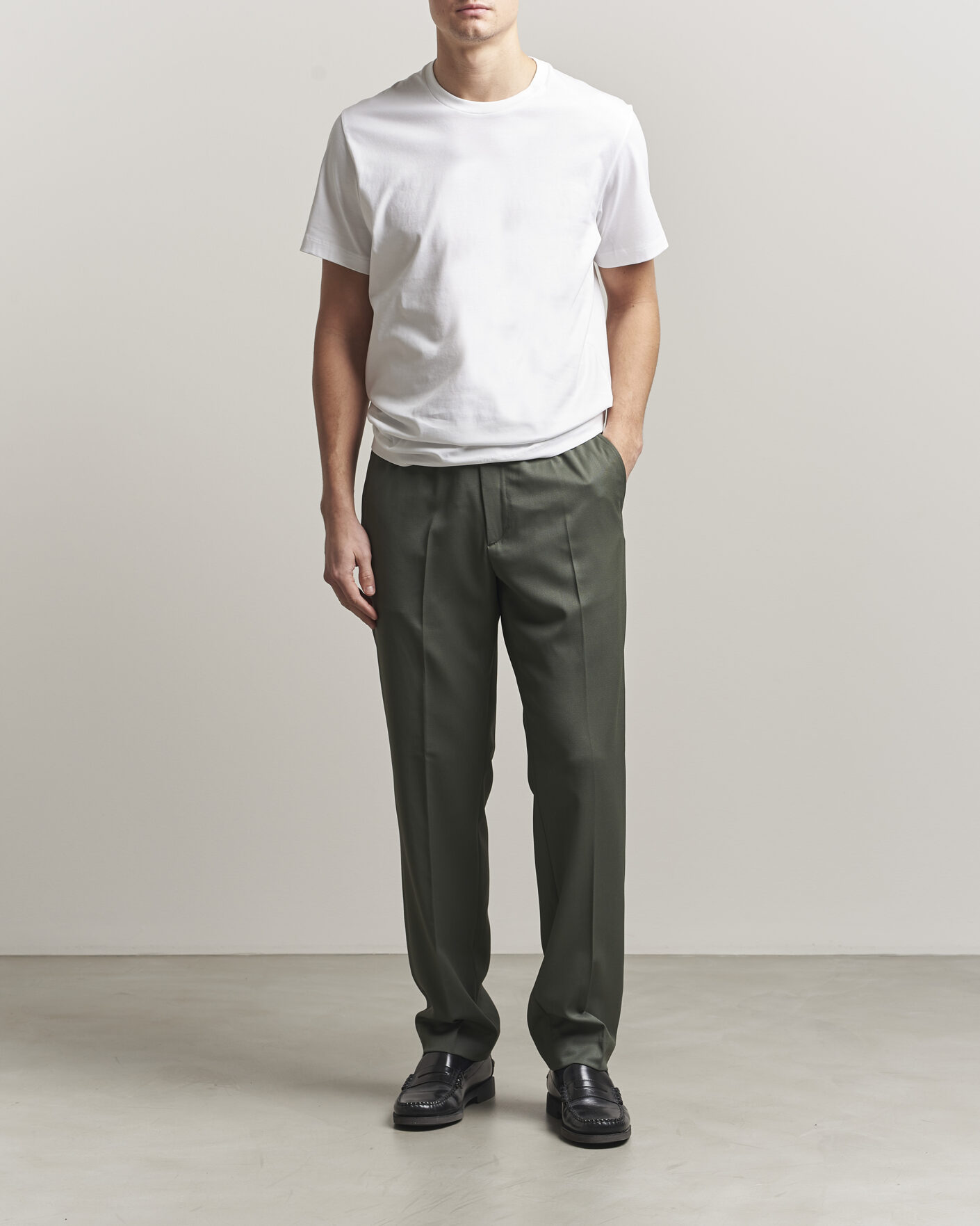 Herr | T-Shirts | Filippa K | Filip Crew Neck T-Shirt White