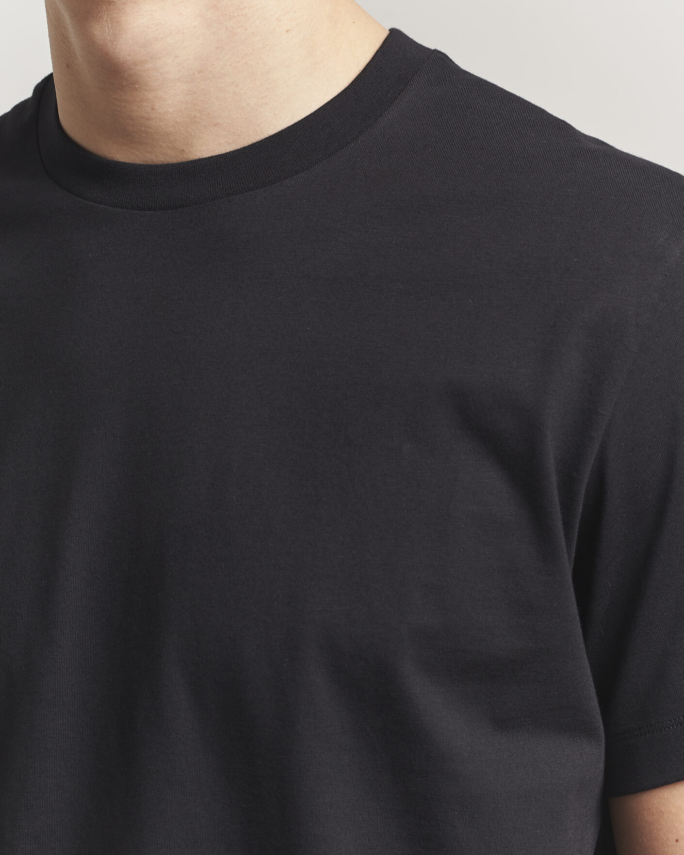 Herr | T-Shirts | Filippa K | Filip Crew Neck T-Shirt Black