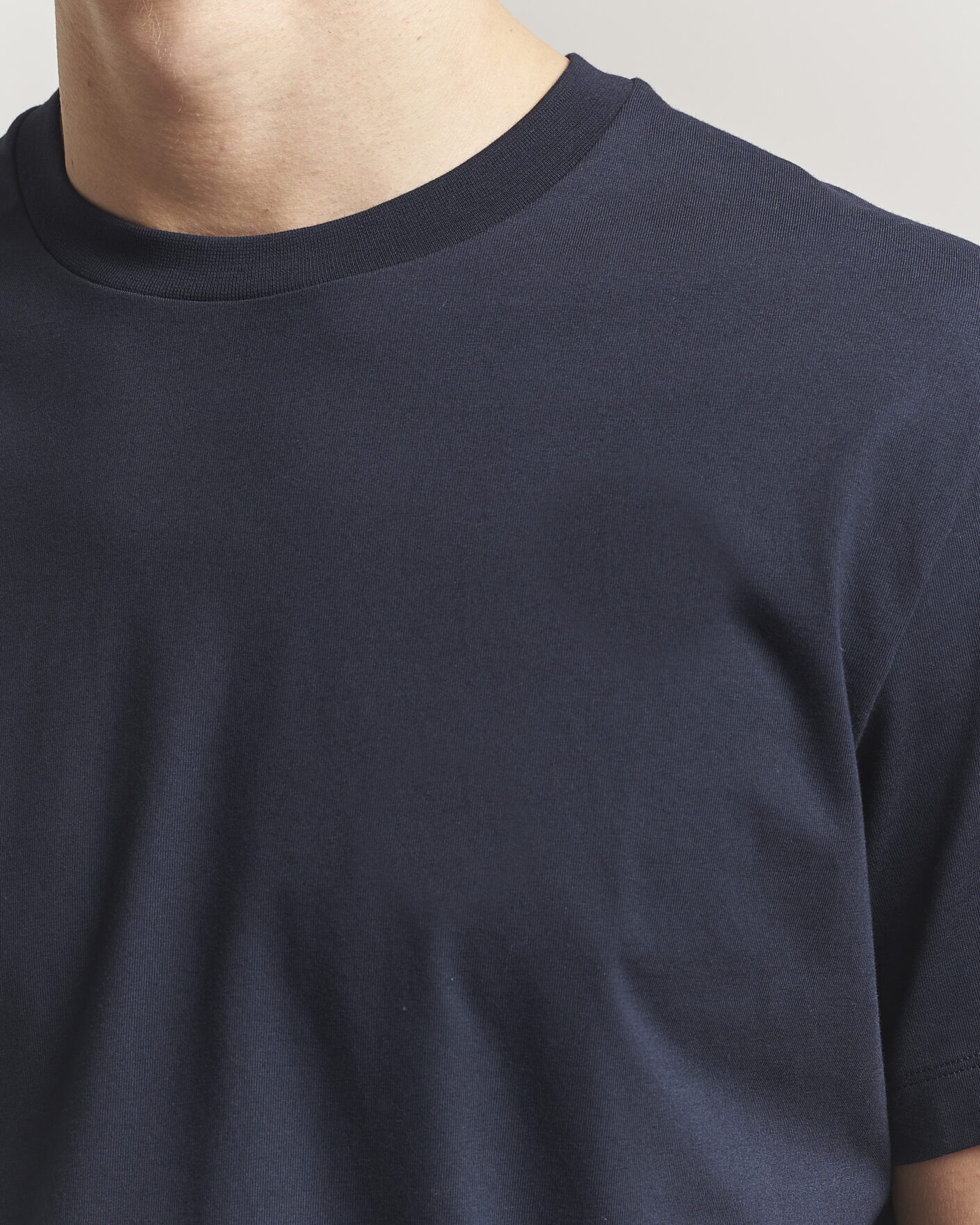 Herr | T-Shirts | Filippa K | Filip Crew Neck T-Shirt Navy