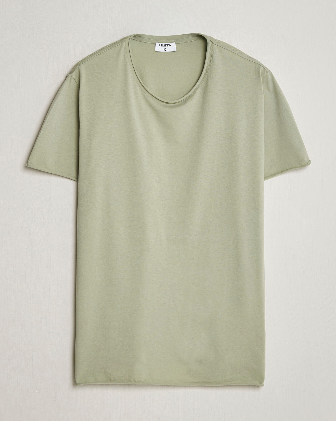 Herr | T-Shirts | Filippa K | Roll Neck Crew Neck T-Shirt Light Green