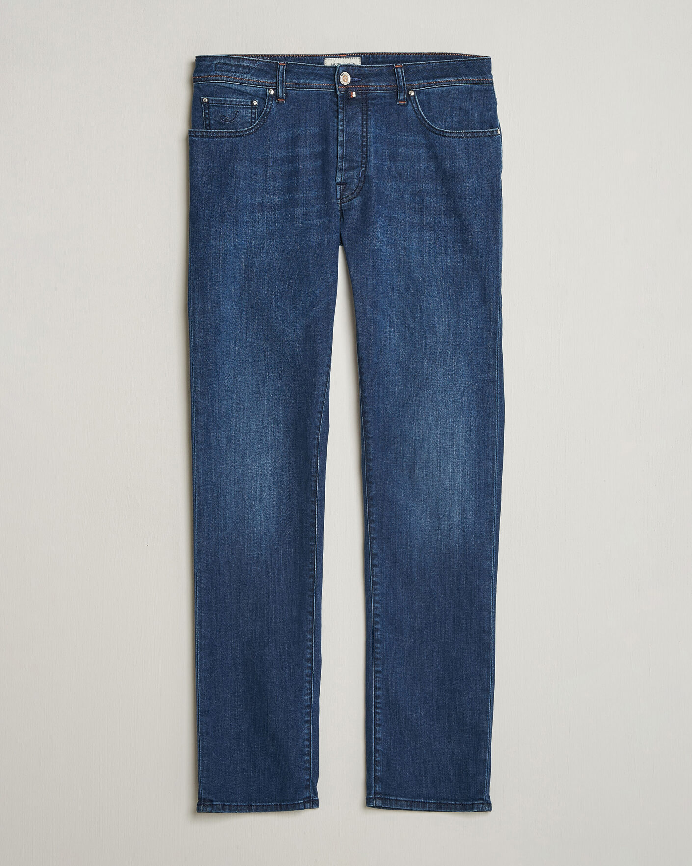 Herr | Jeans | Jacob Cohën | Bard Slim Fit Stretch Jeans Mid Blue