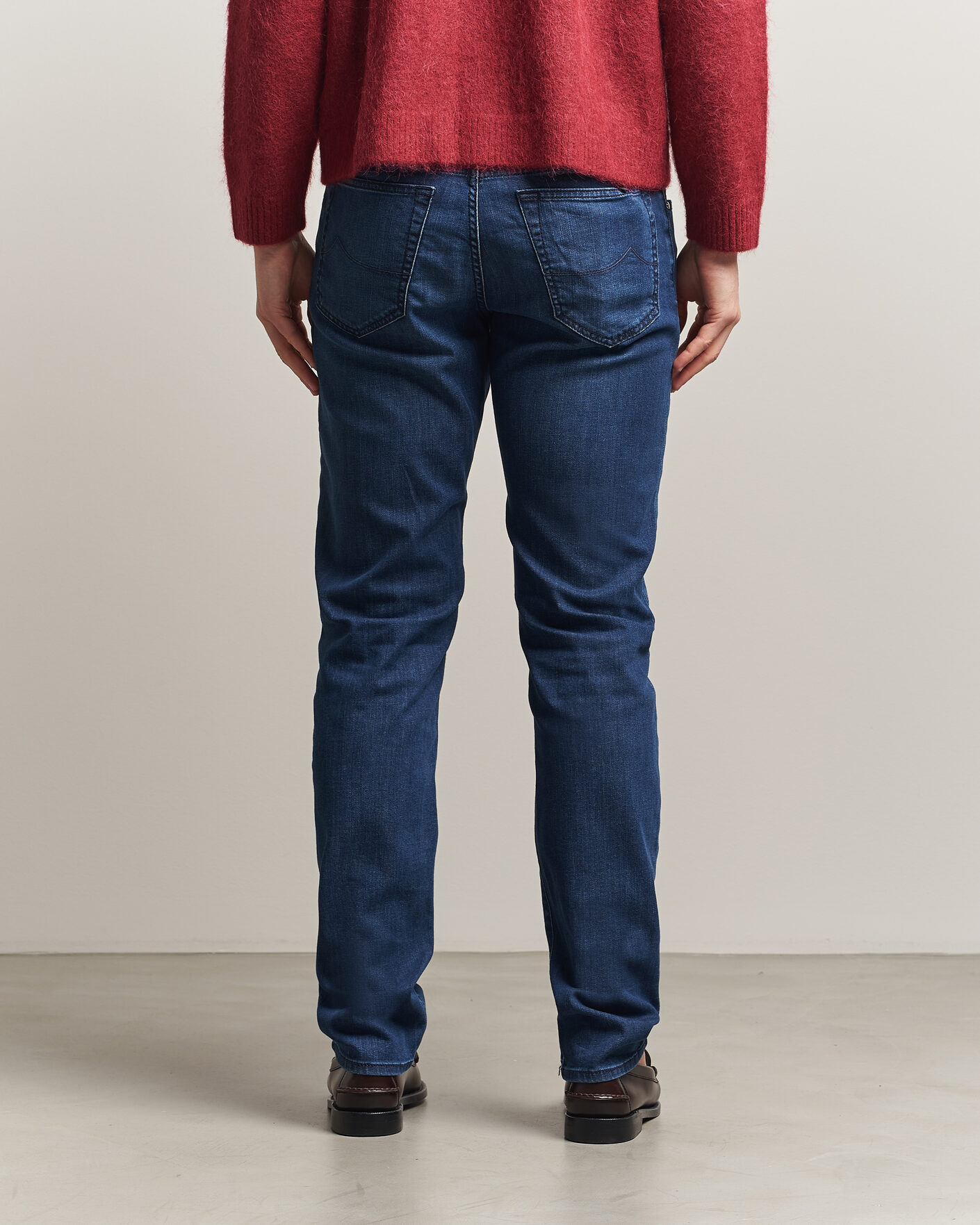 Herr | Jeans | Jacob Cohën | Bard Slim Fit Stretch Jeans Mid Blue