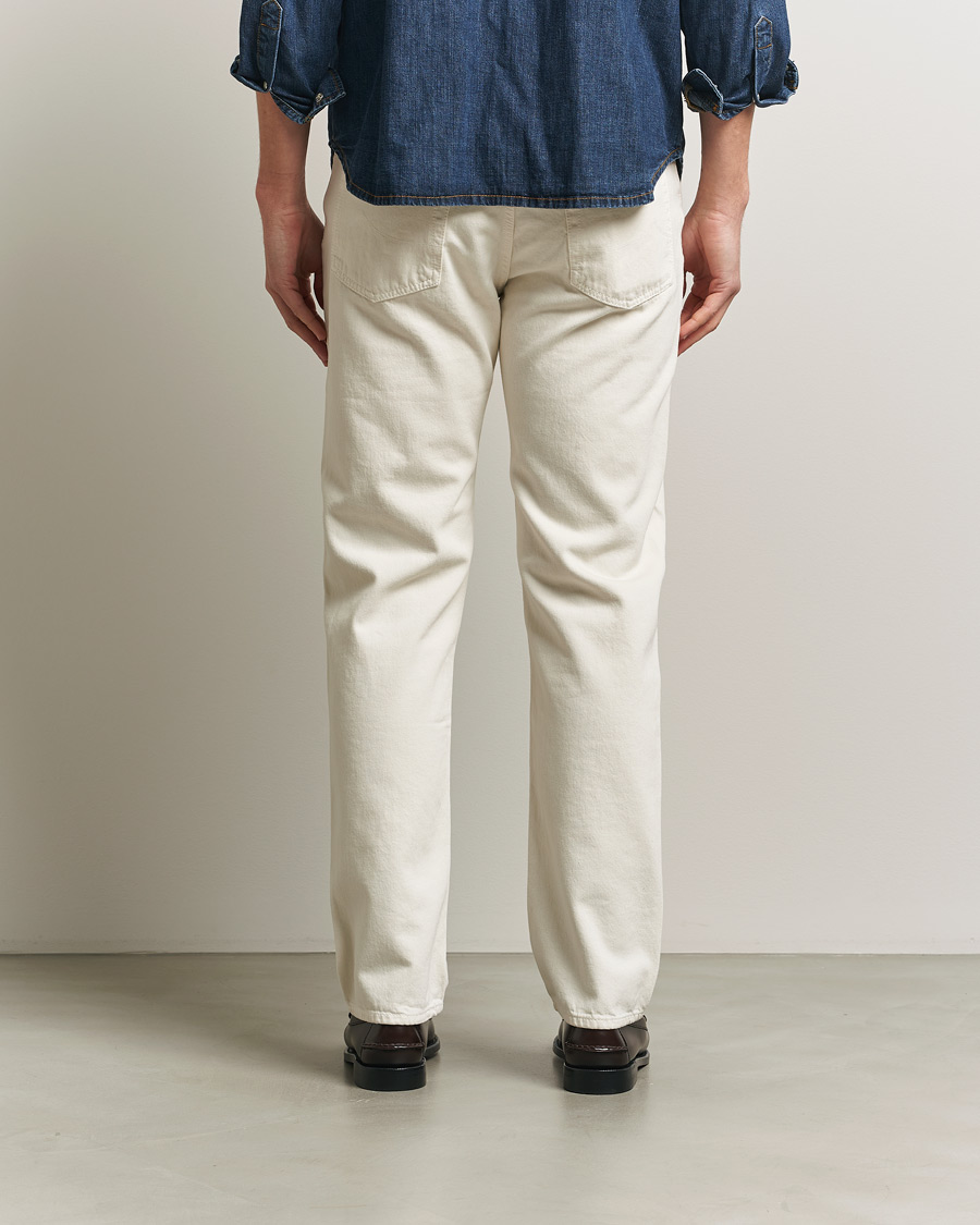 Herr | Jeans | Jacob Cohën | Edos Regular Straight Fit Bull Denim Jeans White