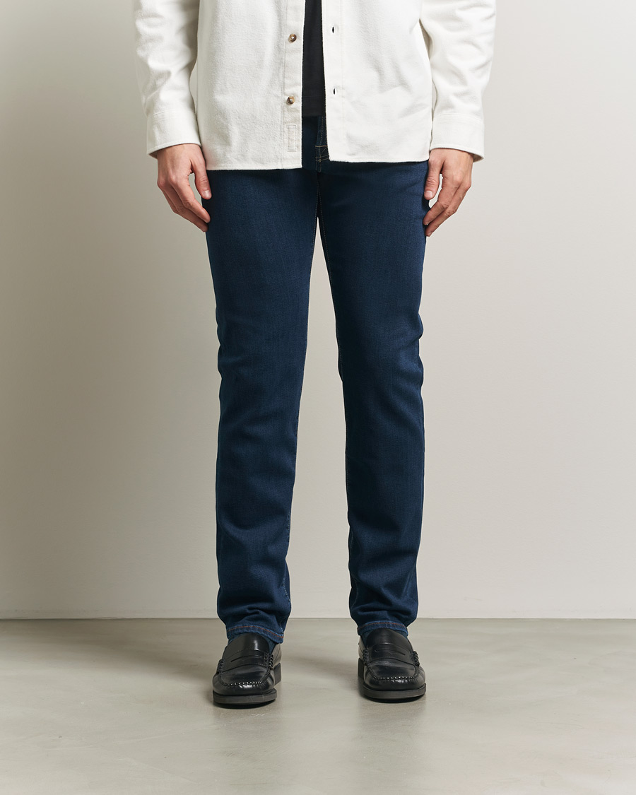 Herr | Byxor | Jacob Cohën | Bard Slim Fit Stretch Jeans Dark Blue