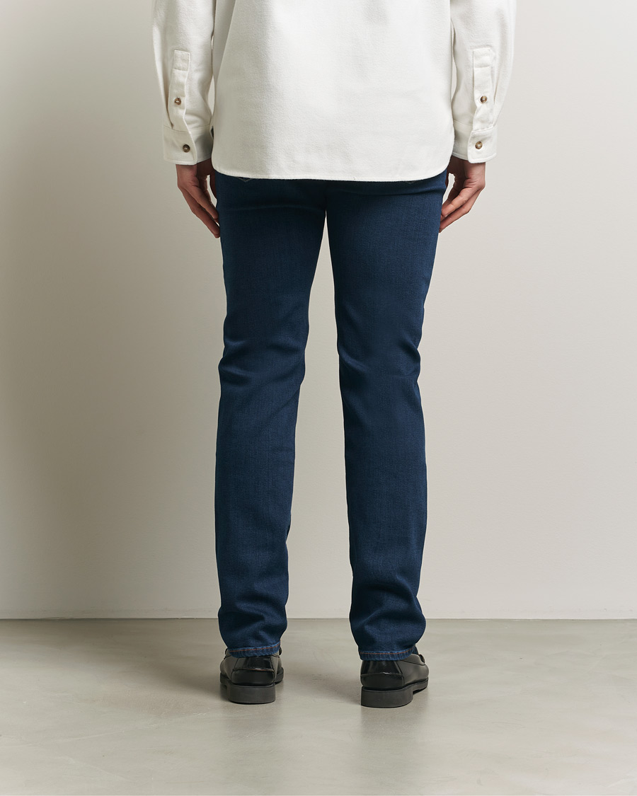 Herr | Byxor | Jacob Cohën | Bard Slim Fit Stretch Jeans Dark Blue