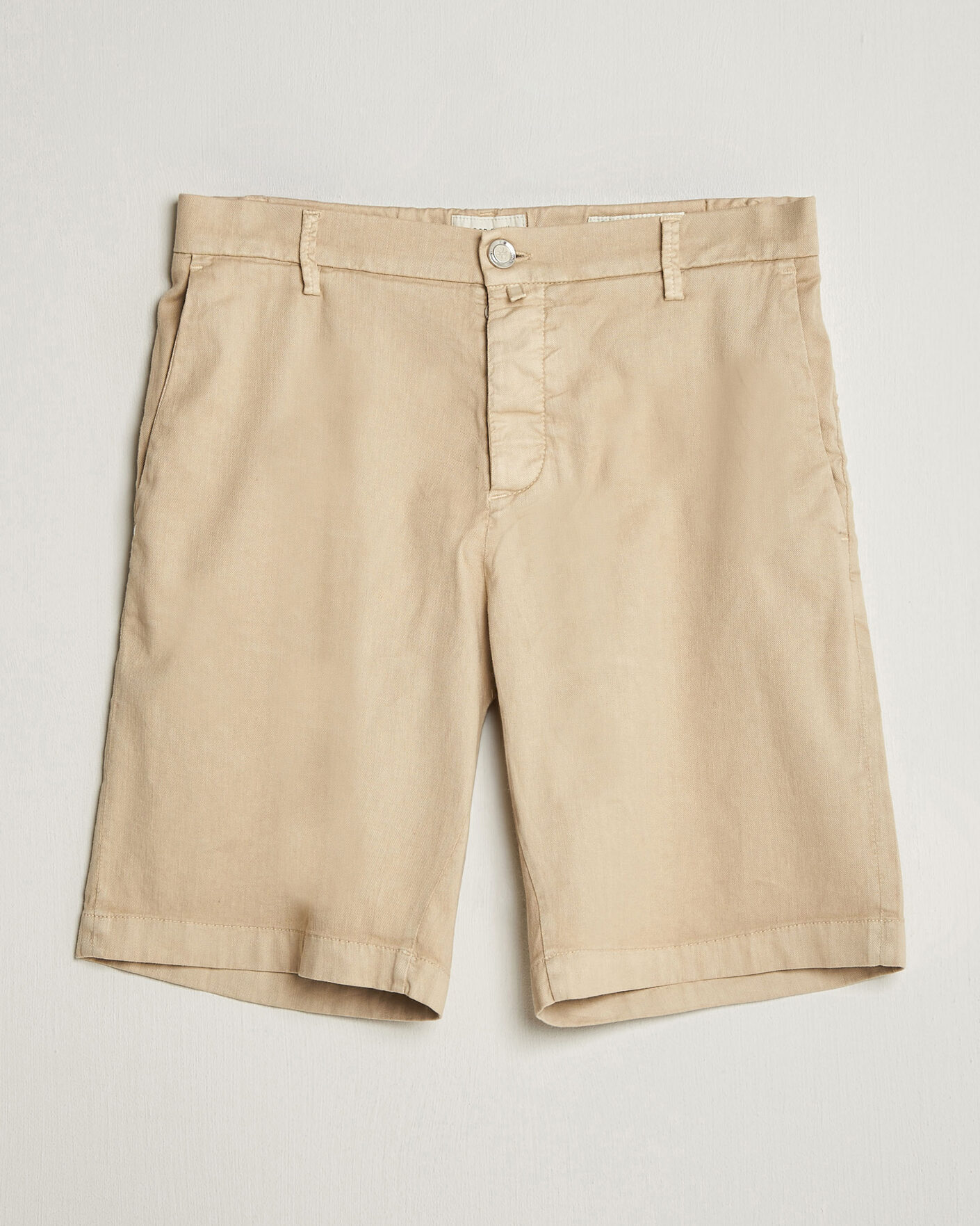 Herr | Shorts | Jacob Cohën | George Stretch Linen Shorts Beige