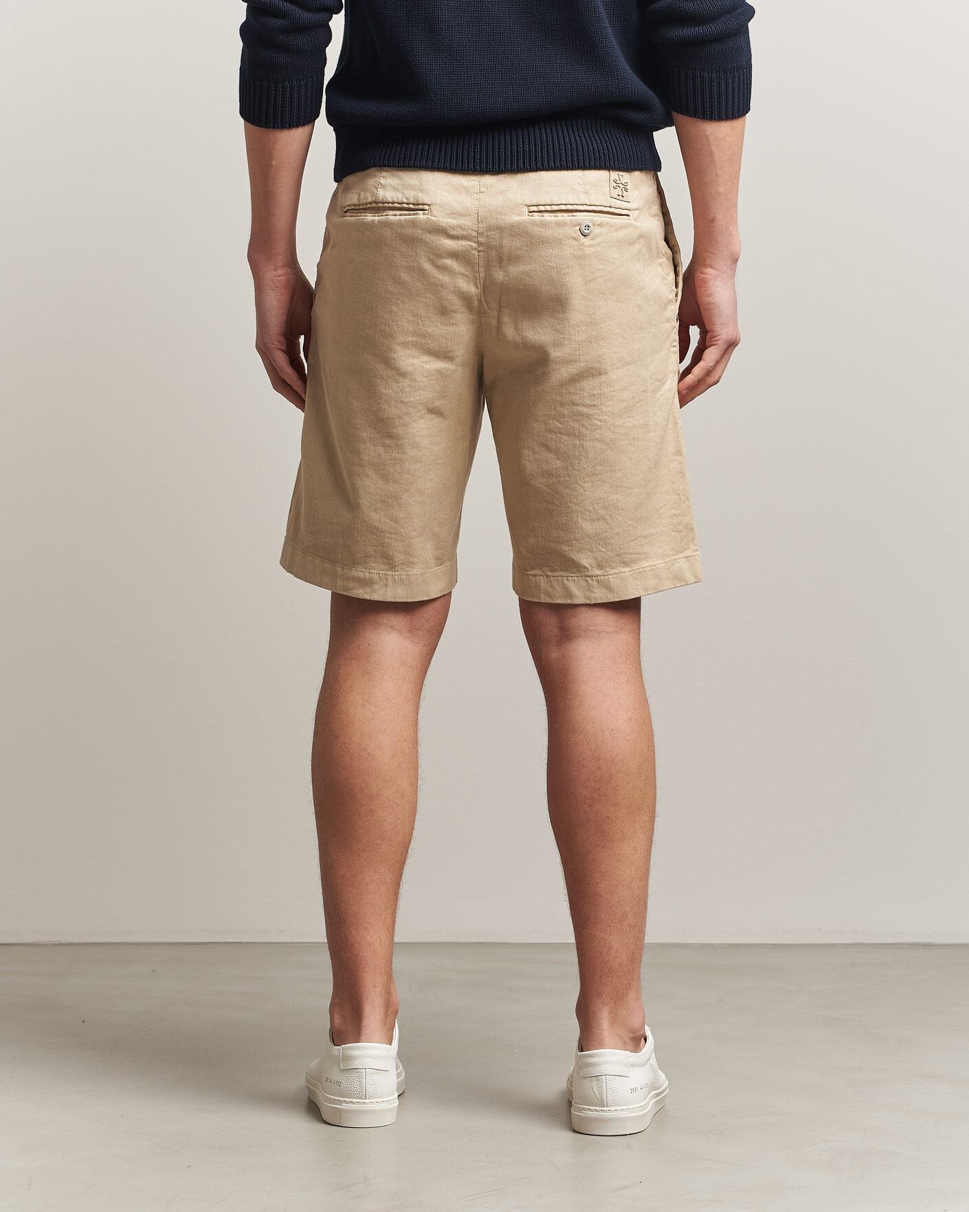 Herr | Shorts | Jacob Cohën | George Stretch Linen Shorts Beige