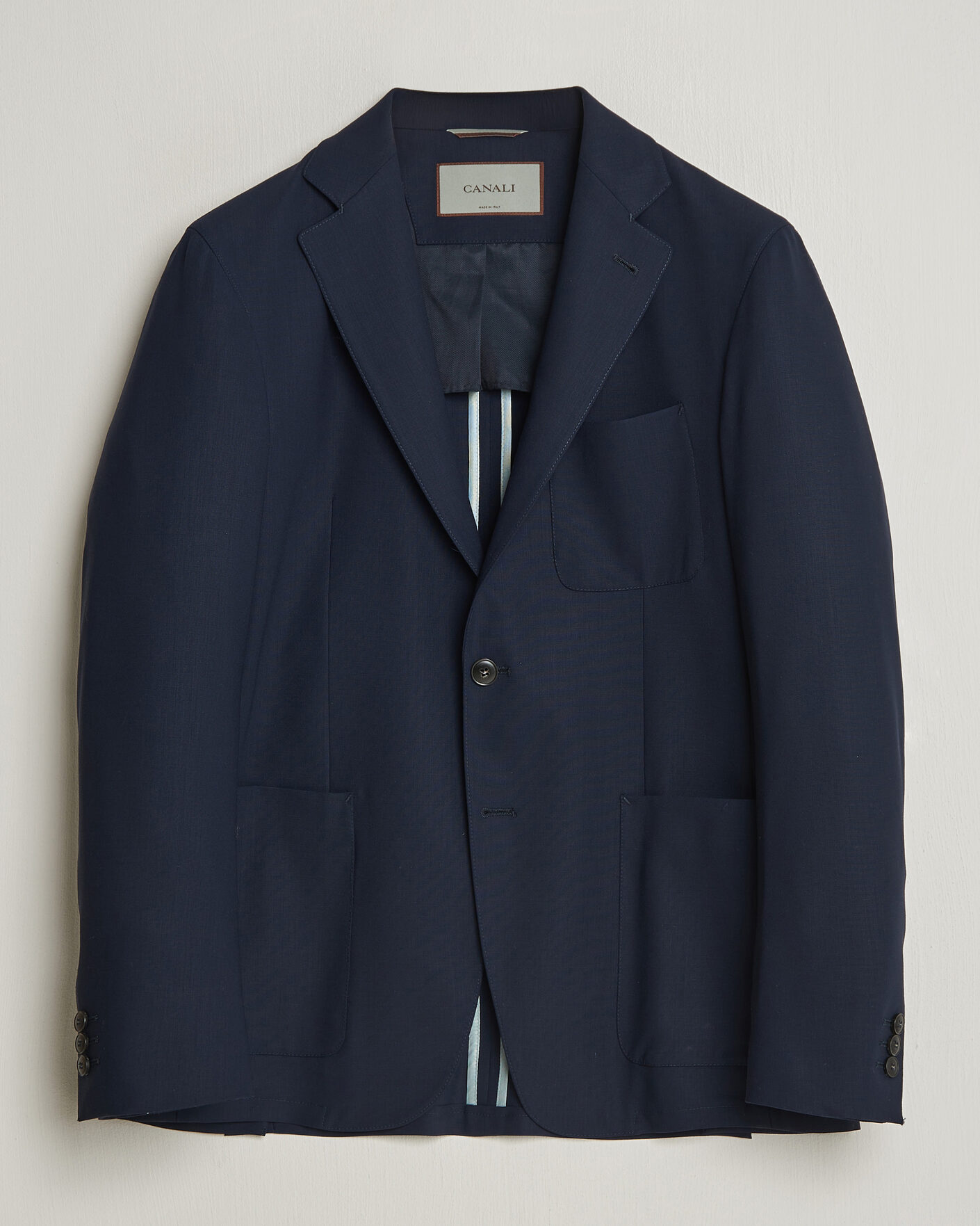 Herr | Kavajer | Canali | Unconstructed Impeccabile Wool Blazer Navy