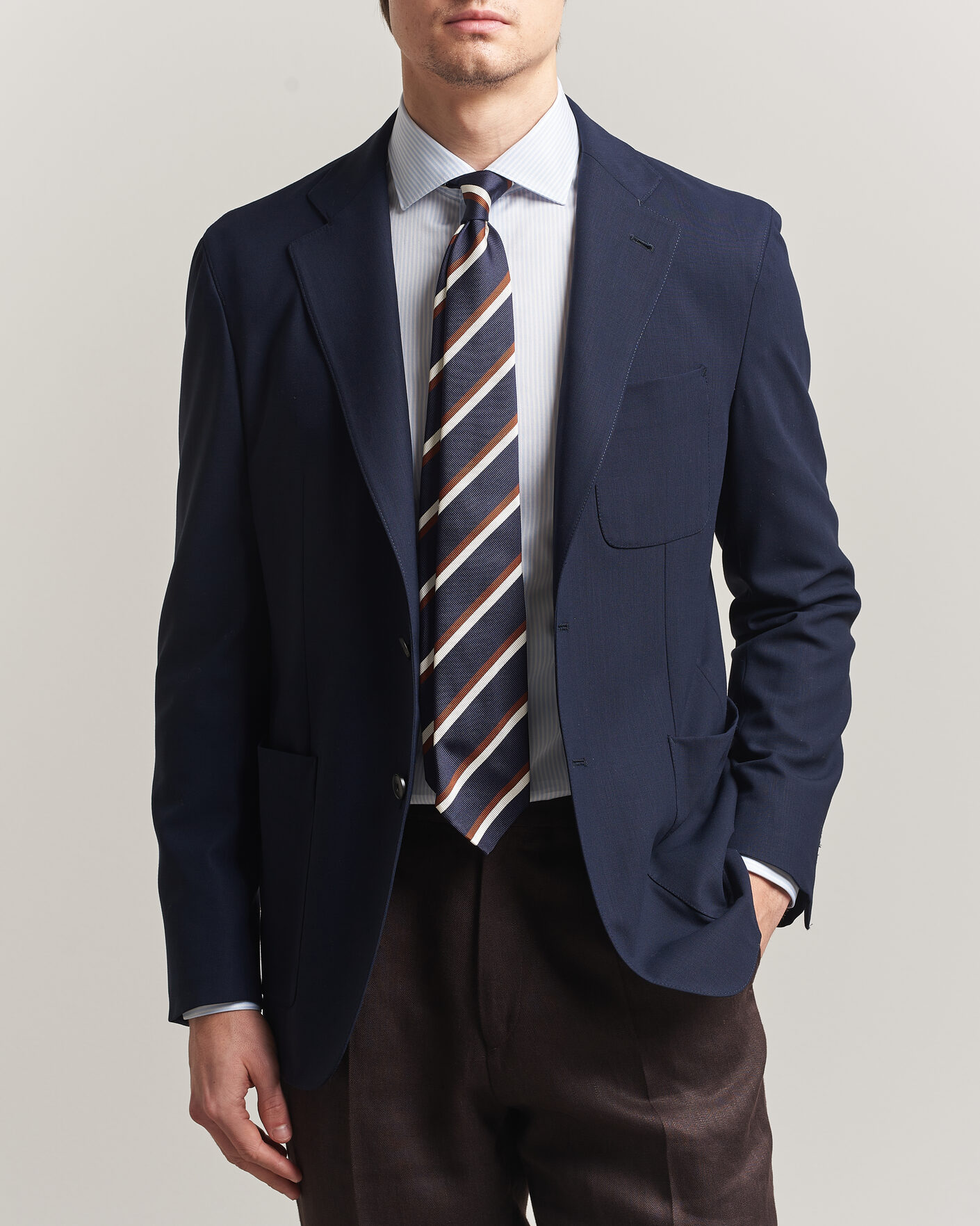Herr | Kavajer | Canali | Unconstructed Impeccabile Wool Blazer Navy
