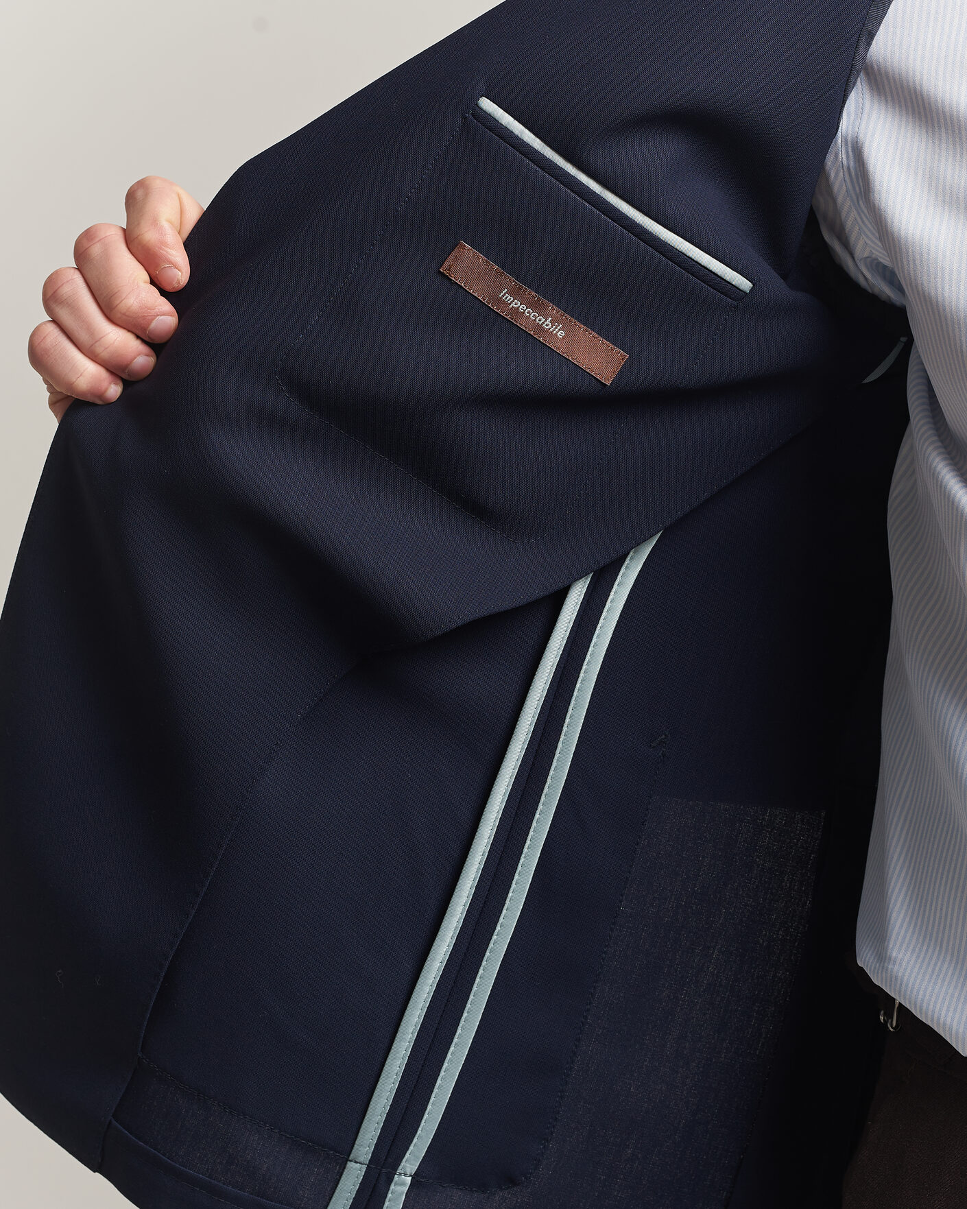 Herr | Kavajer | Canali | Unconstructed Impeccabile Wool Blazer Navy