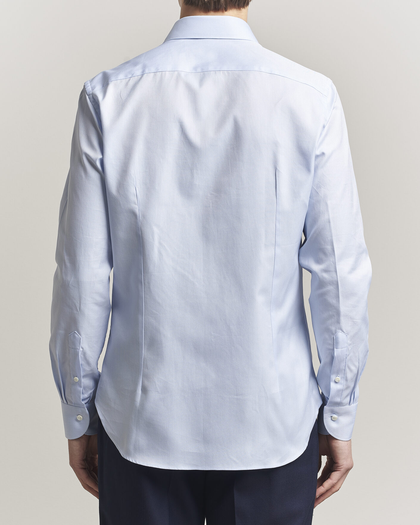 Herr | Skjortor | Canali | Slim Fit Oxford Shirt Light Blue