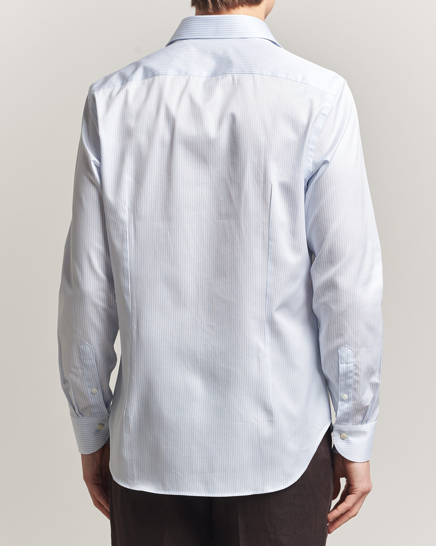 Herr | Skjortor | Canali | Slim Fit Impeccabile Shirt Light Blue Stripe