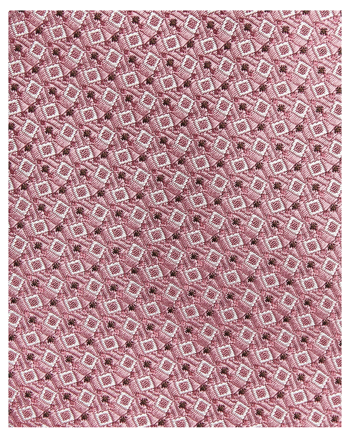 Herr | Slipsar | Canali | Micro Structure Silk Tie Pink