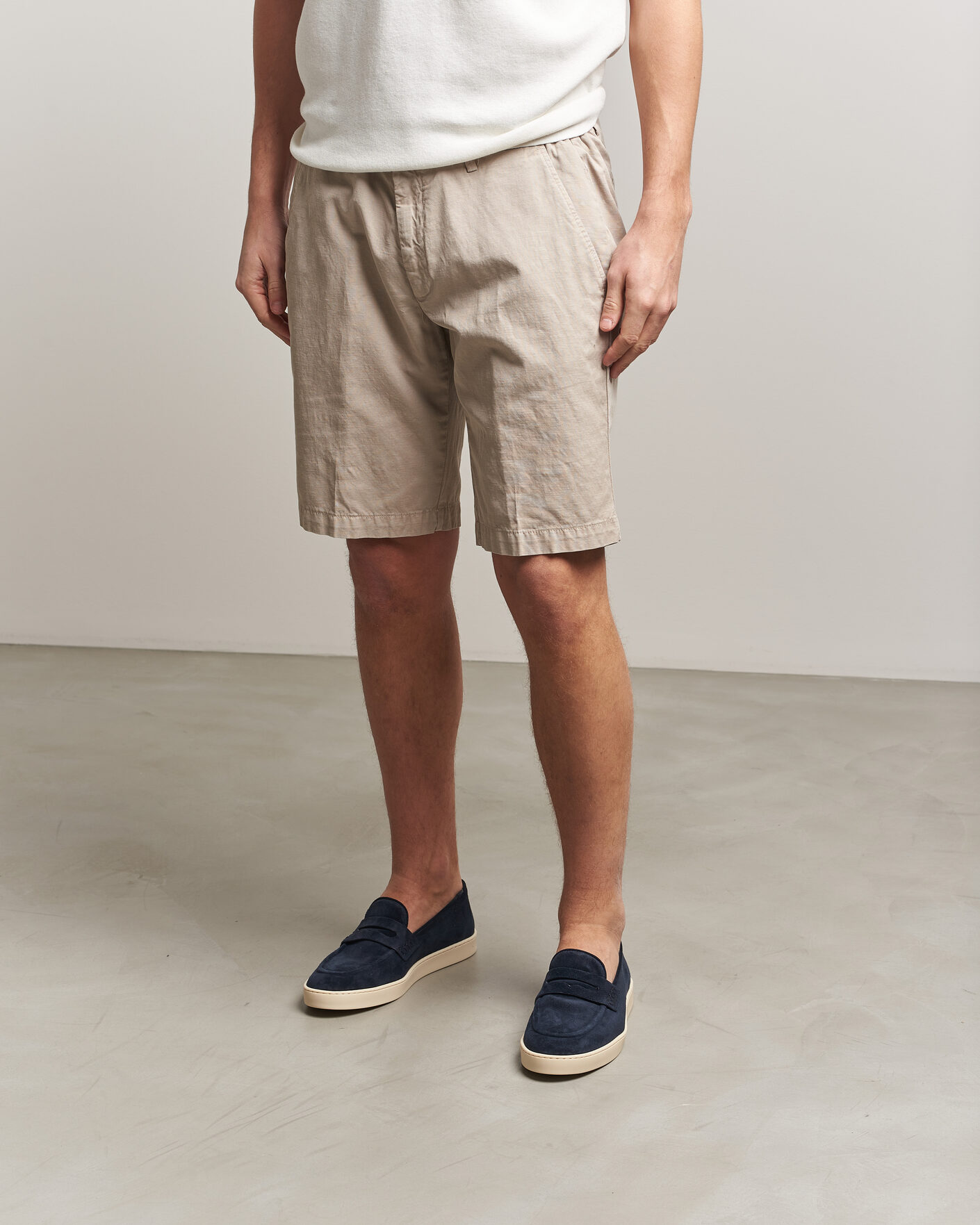 Herr | Loafers | Canali | Summer Loafers Navy Suede