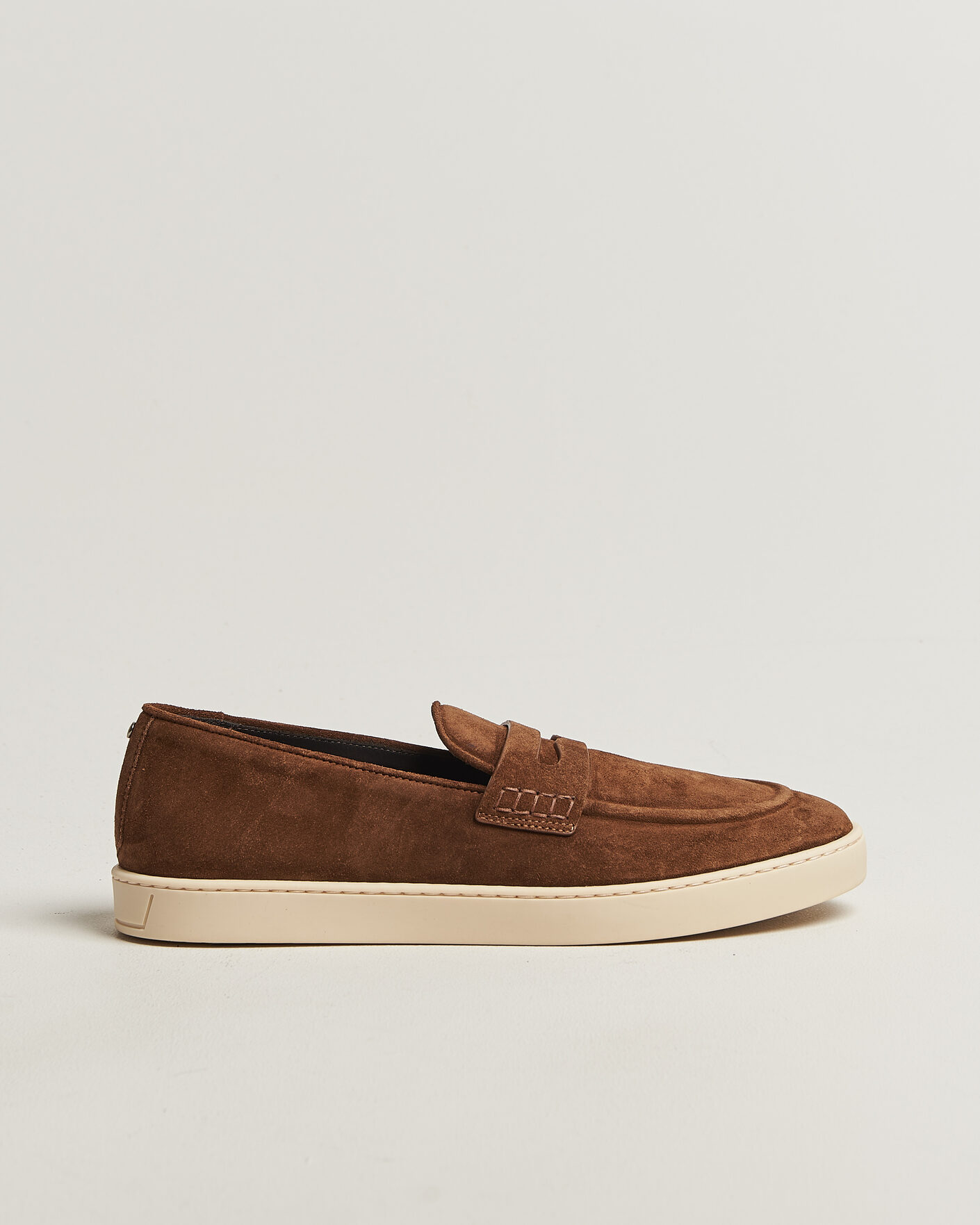 Herr | Loafers | Canali | Summer Loafers Brown Suede