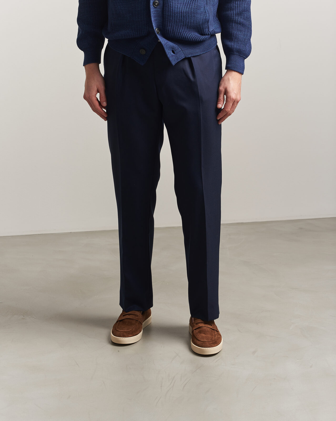 Herr | Loafers | Canali | Summer Loafers Brown Suede
