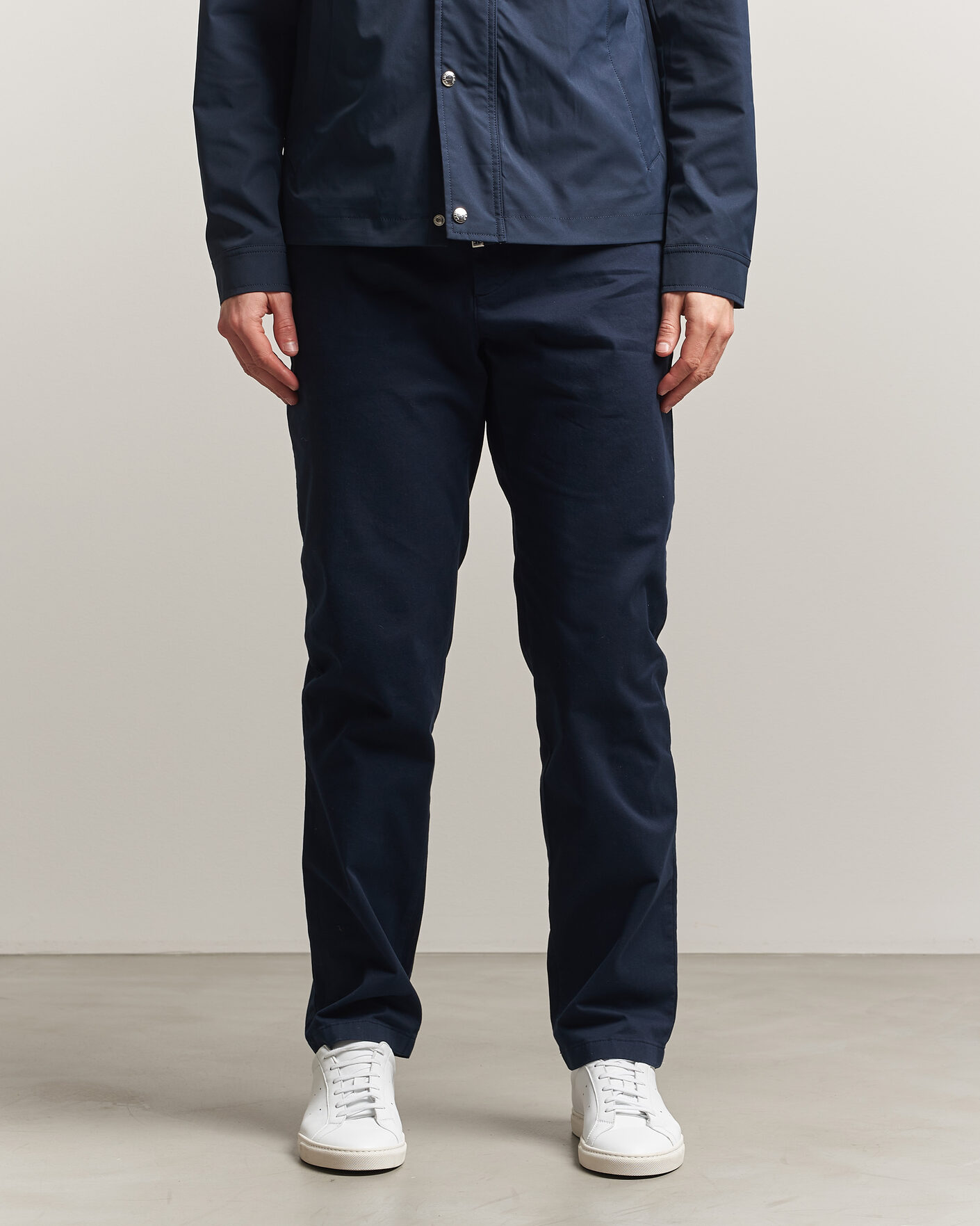 Herr | Byxor | J.Lindeberg | Chaze Cotton Stretch Pants JL Navy