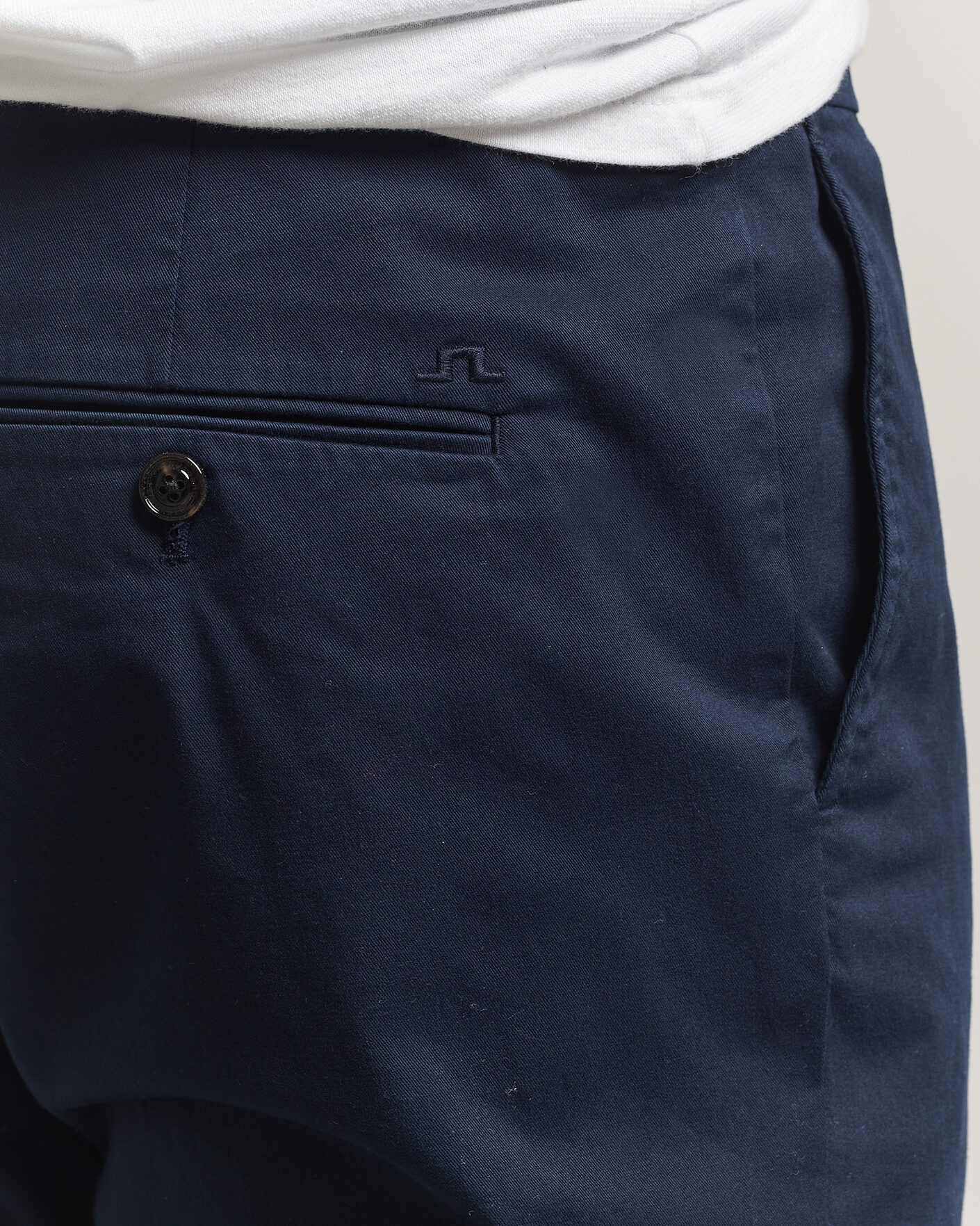 Herr | Byxor | J.Lindeberg | Chaze Cotton Stretch Pants JL Navy
