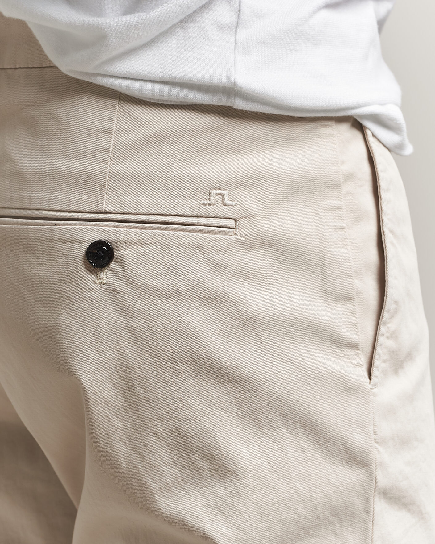 Herr | Byxor | J.Lindeberg | Chaze Cotton Stretch Pants Moonbeam