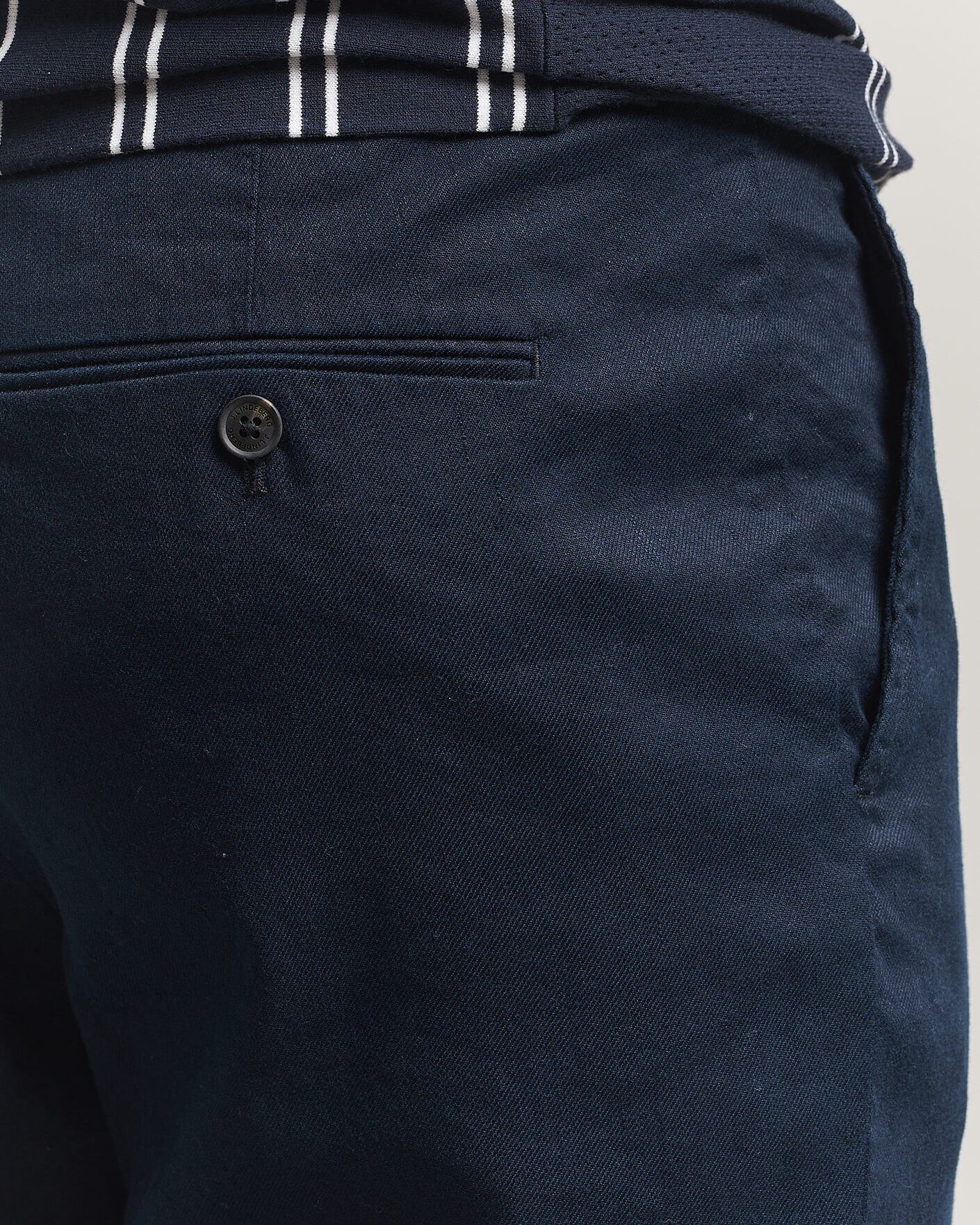 Herr | Byxor | J.Lindeberg | Logan Stretch Linen Pants JL Navy