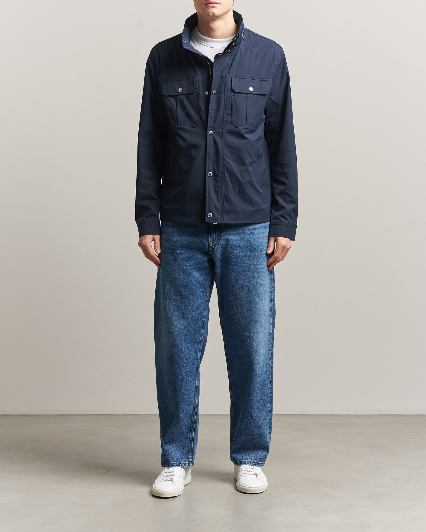 Herr | Jackor | J.Lindeberg | Bailey Recyceled Poly Jacket JL Navy