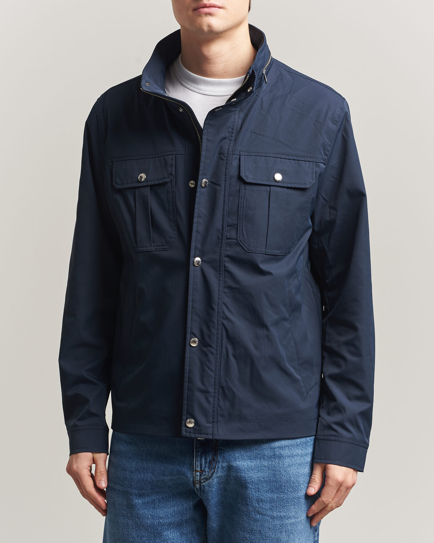 Herr | Jackor | J.Lindeberg | Bailey Recyceled Poly Jacket JL Navy