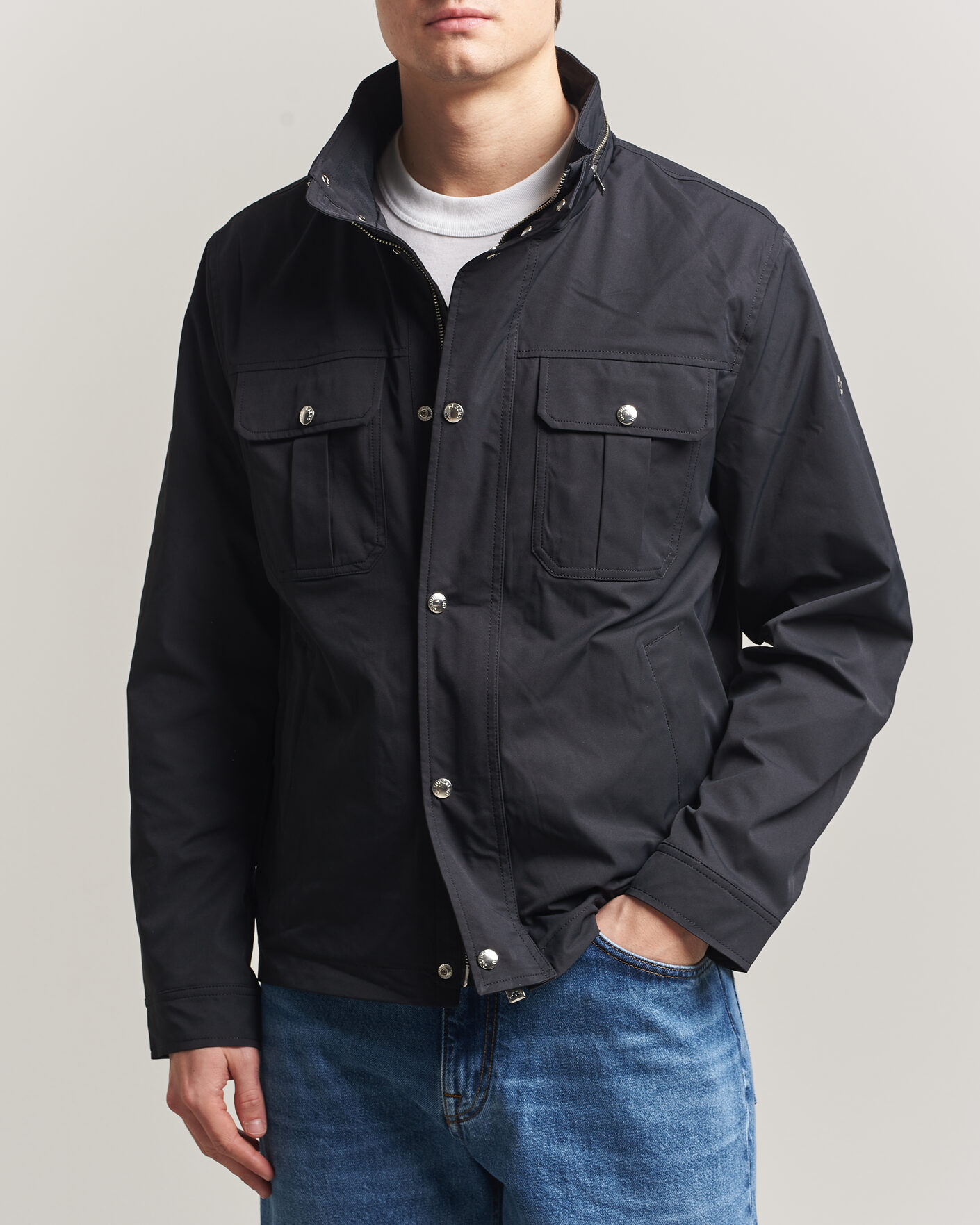 Herr | Jackor | J.Lindeberg | Bailey Recyceled Poly Jacket Black