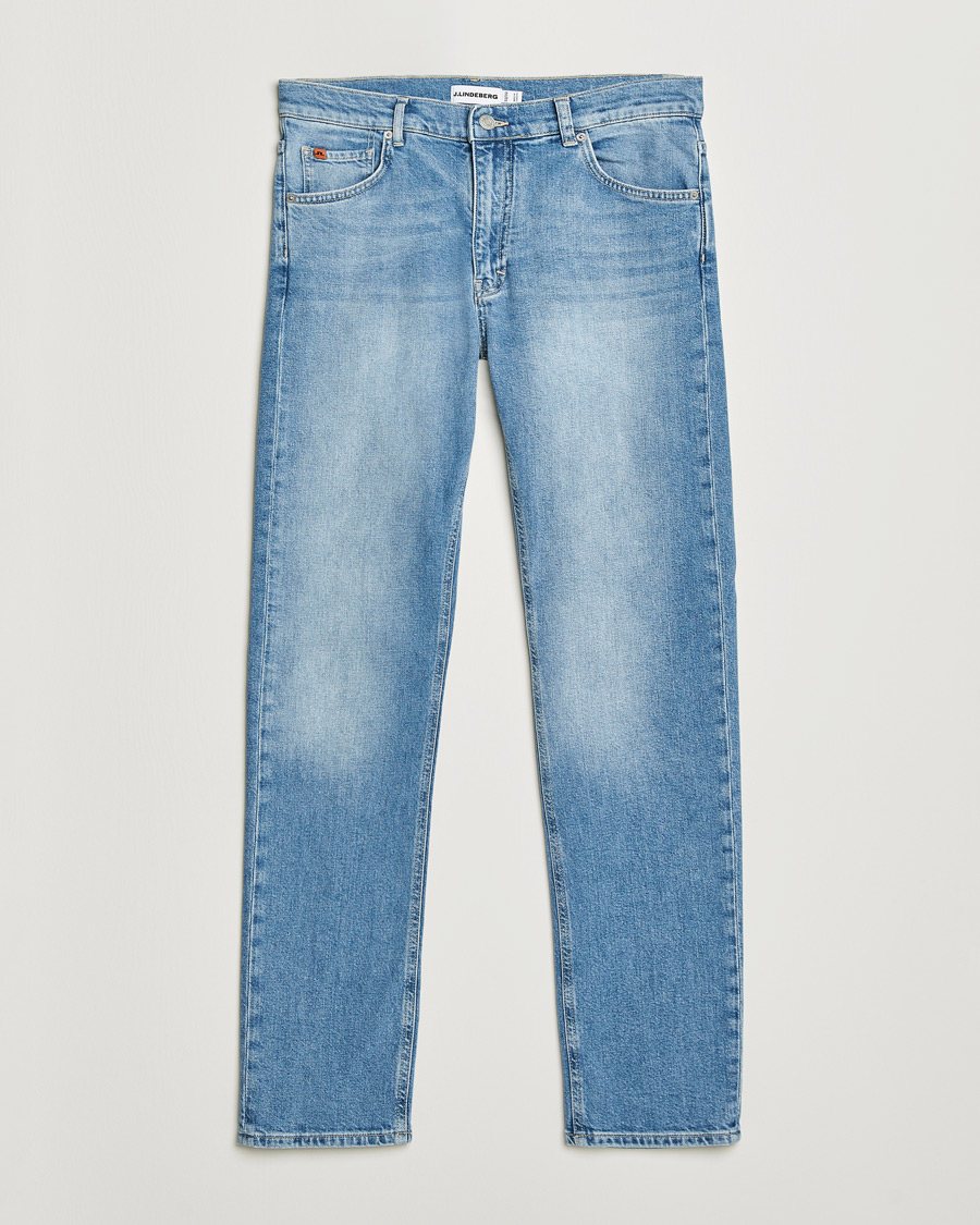 Herr | Jeans | J.Lindeberg | Jax Light Wash Slim Jeans Light Blue