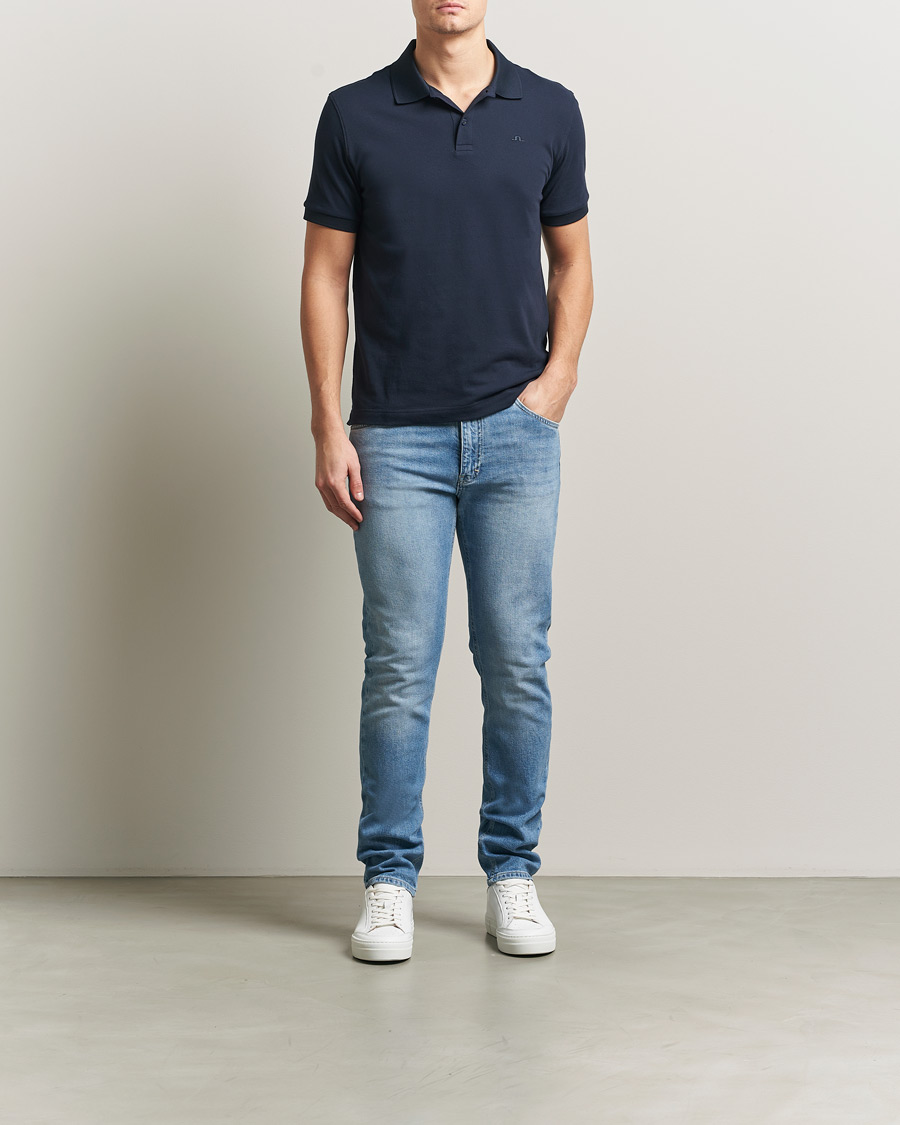 Herr | Jeans | J.Lindeberg | Jax Light Wash Slim Jeans Light Blue