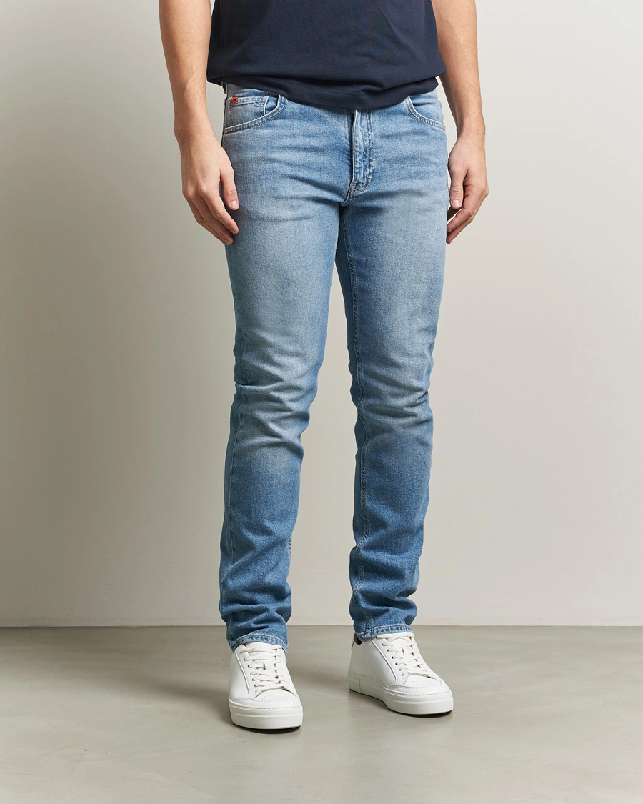 Herr | Jeans | J.Lindeberg | Jax Light Wash Slim Jeans Light Blue