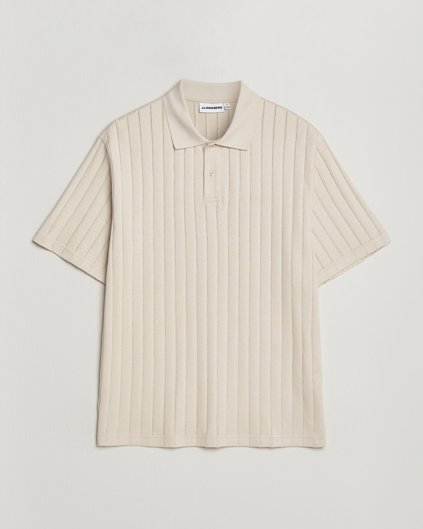 Herr | Pikéer | J.Lindeberg | Simon Striped Polo Moonbeam