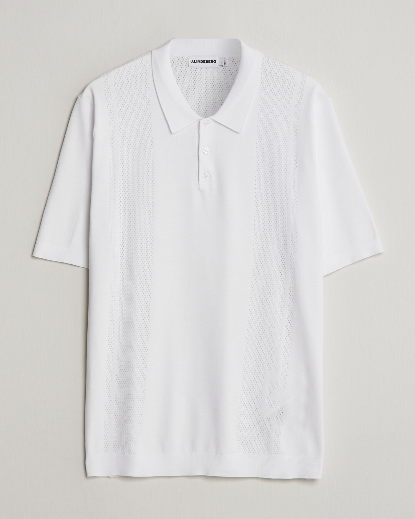 Herr | Pikéer | J.Lindeberg | Reymond Knit Polo White