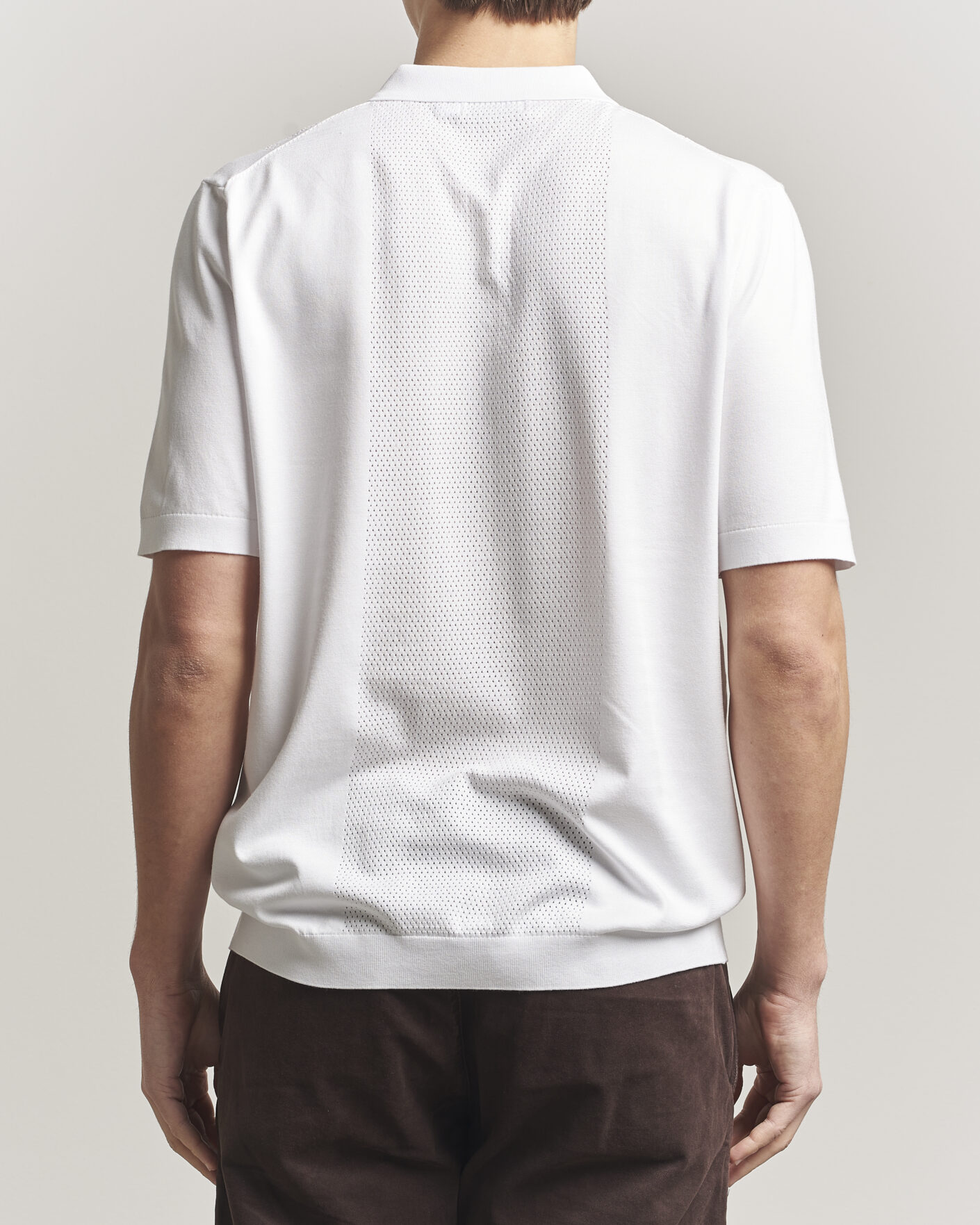 Herr | Pikéer | J.Lindeberg | Reymond Knit Polo White