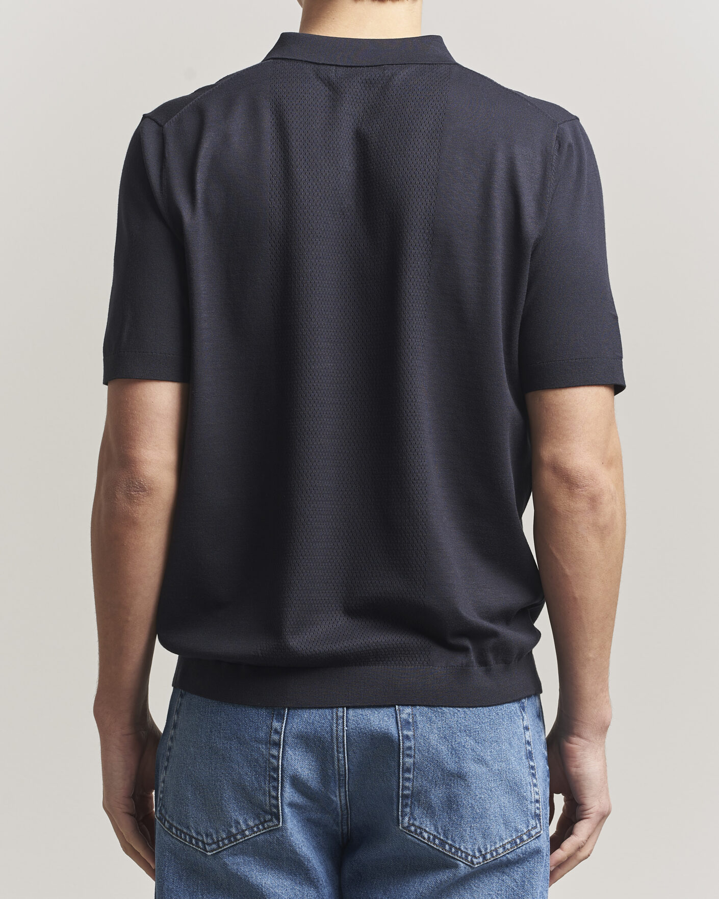 Herr | Pikéer | J.Lindeberg | Reymond Knit Polo JL Navy