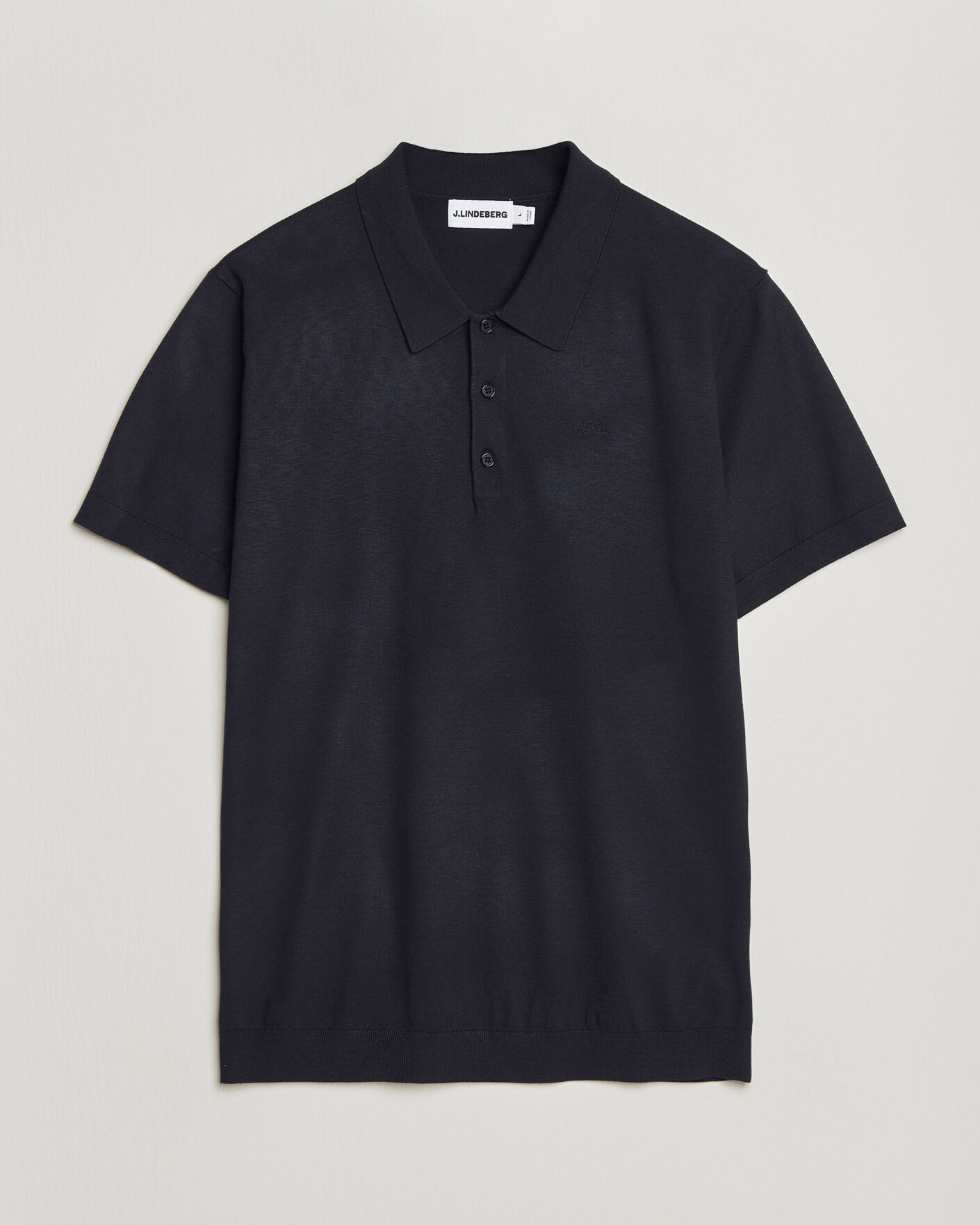 Herr | Pikéer | J.Lindeberg | Ridge Knitted Polo JL Navy
