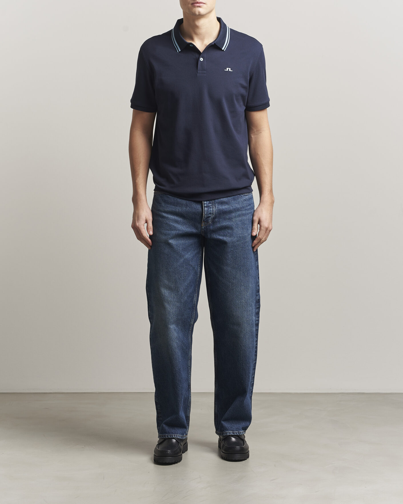 Herr | Pikéer | J.Lindeberg | Joey Tipping Polo JL Navy