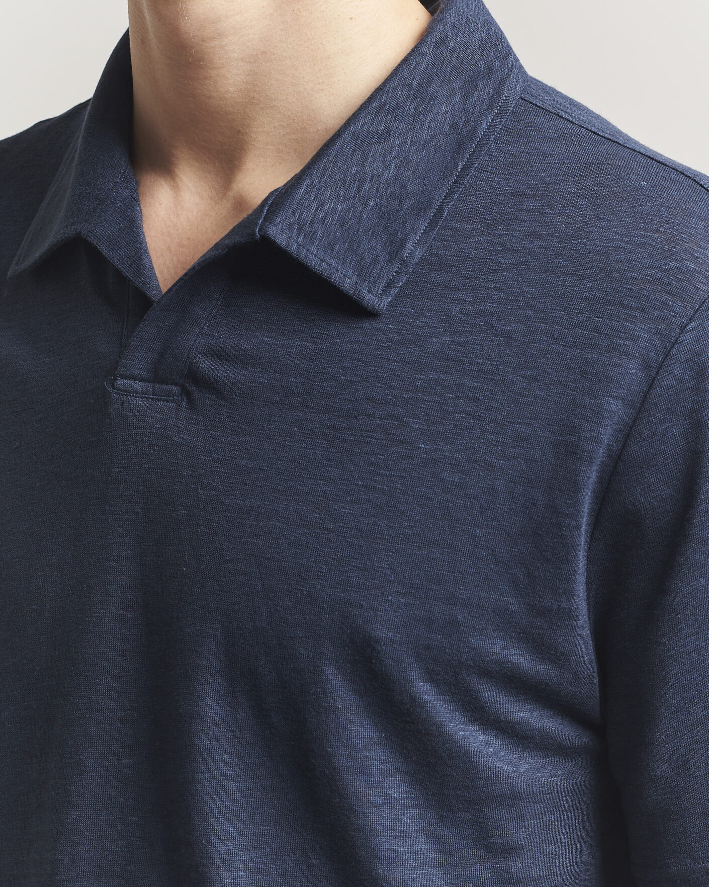 Herr | Pikéer | J.Lindeberg | Roy Linen Polo JL Navy