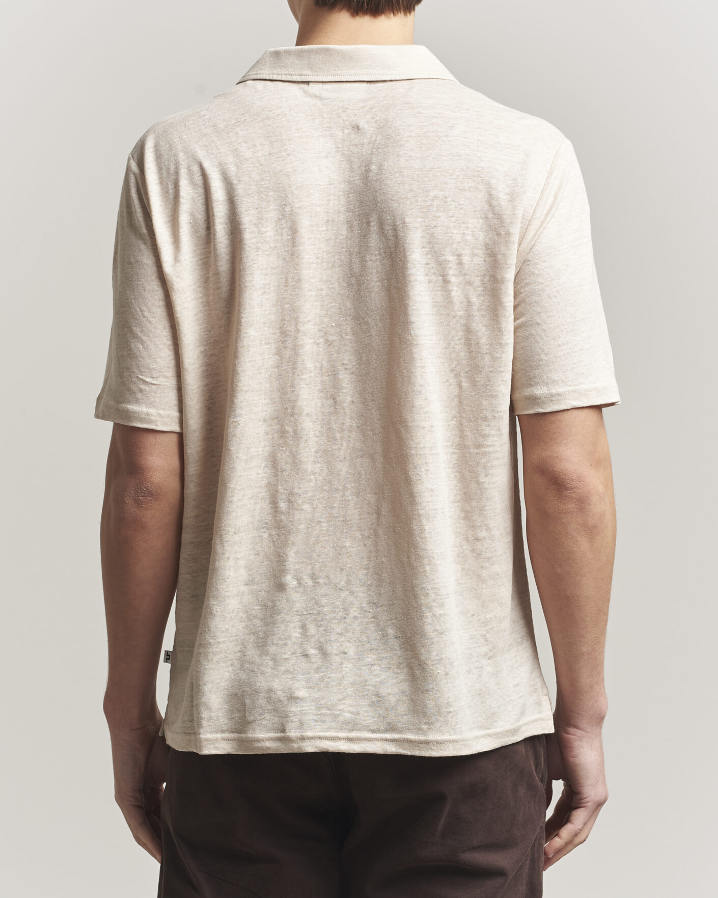 Herr | Pikéer | J.Lindeberg | Roy Linen Polo Moonbeam