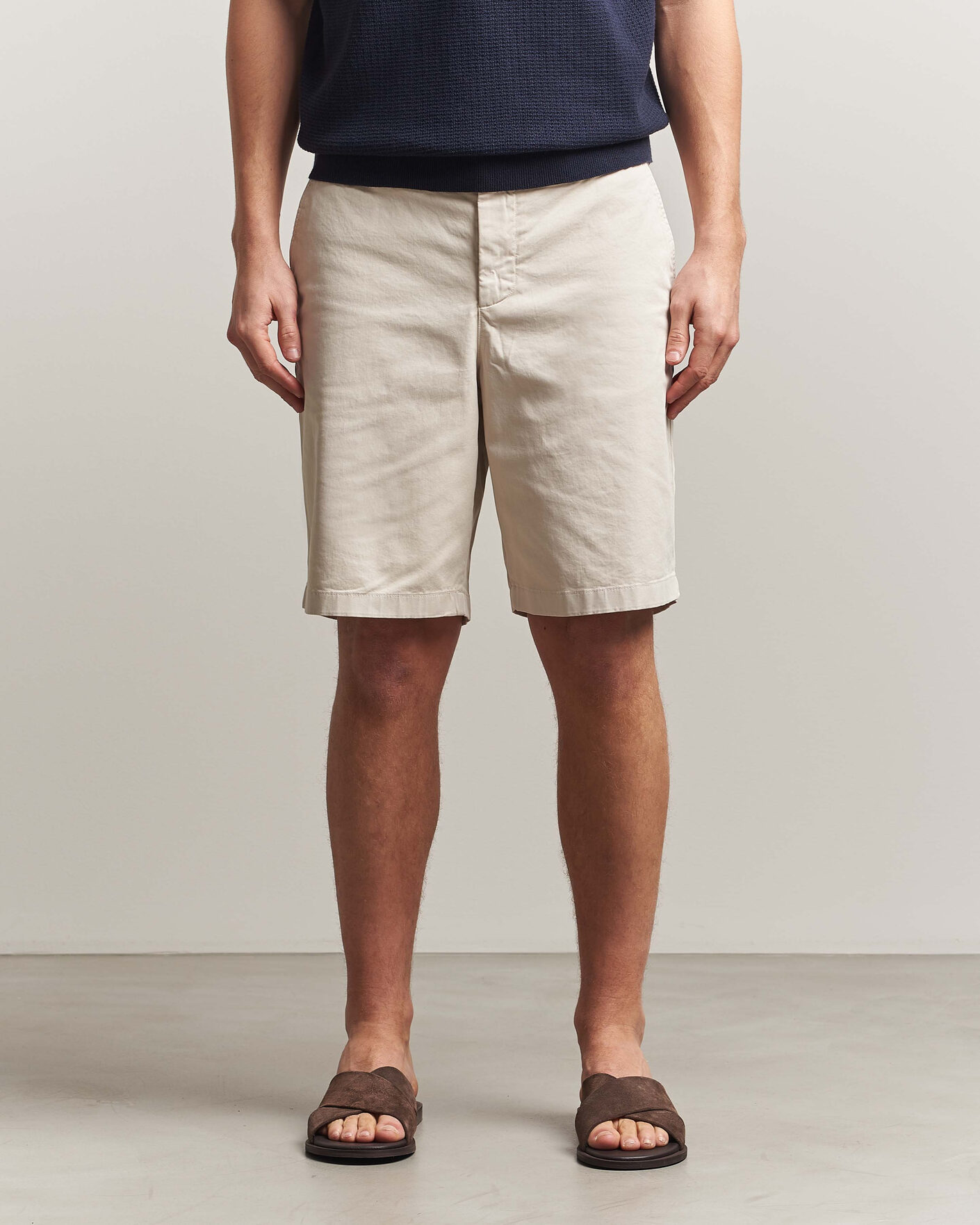 Herr | Shorts | J.Lindeberg | Shane Cotton Stretch Shorts Moonbeam
