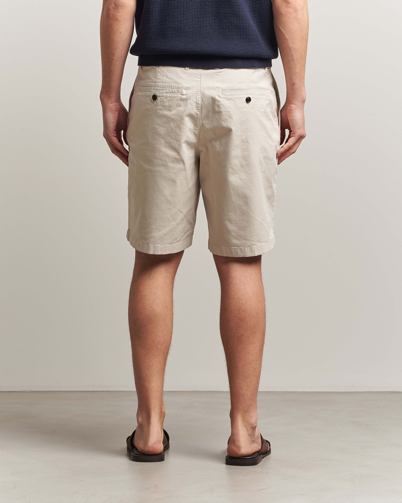 Herr | Shorts | J.Lindeberg | Shane Cotton Stretch Shorts Moonbeam
