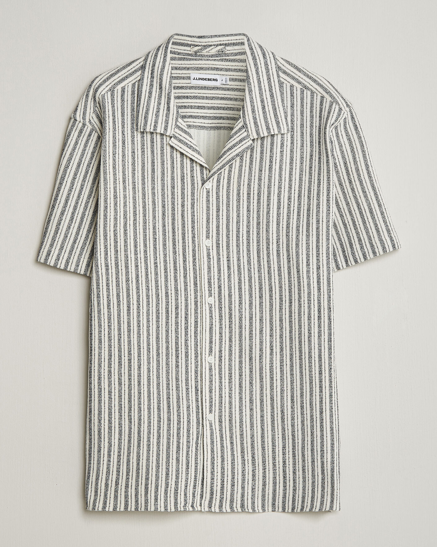 Herr | Skjortor | J.Lindeberg | Elio Structure Resort Shirt JL Navy