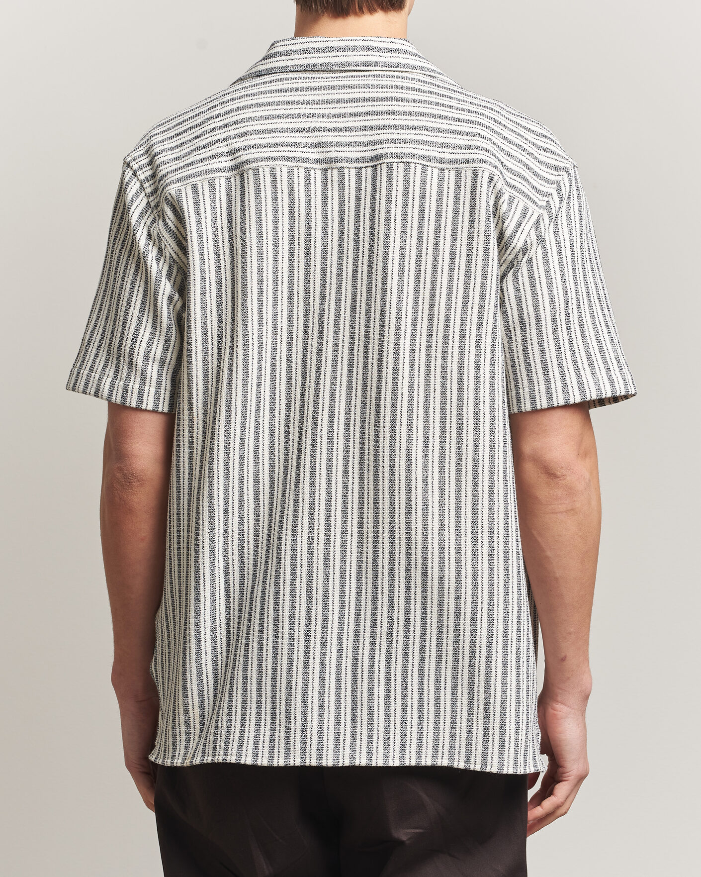 Herr | Skjortor | J.Lindeberg | Elio Structure Resort Shirt JL Navy