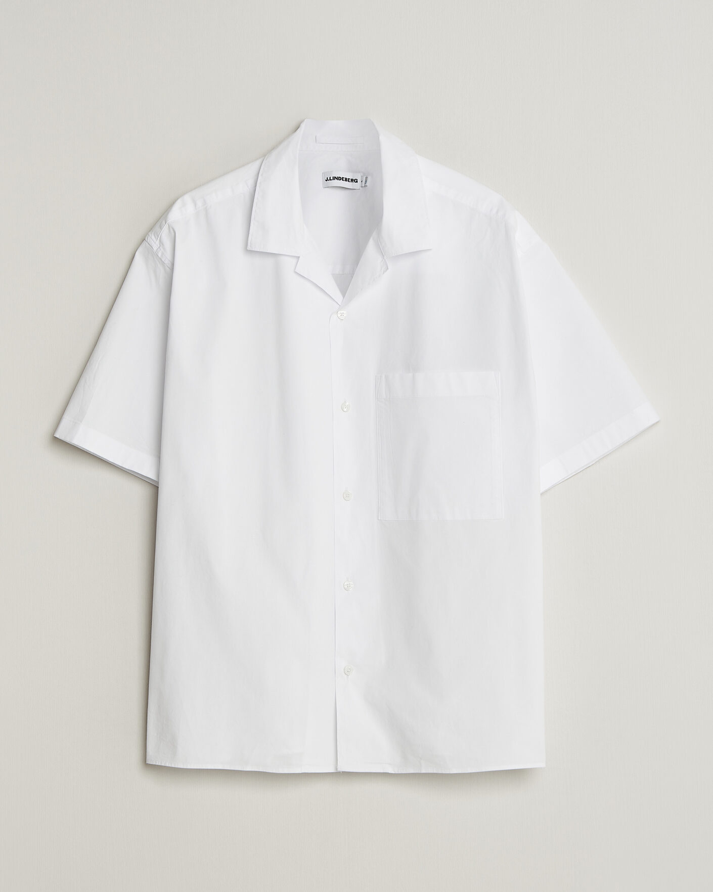 Herr | Skjortor | J.Lindeberg | Ellis Cotton Resort Shirt White