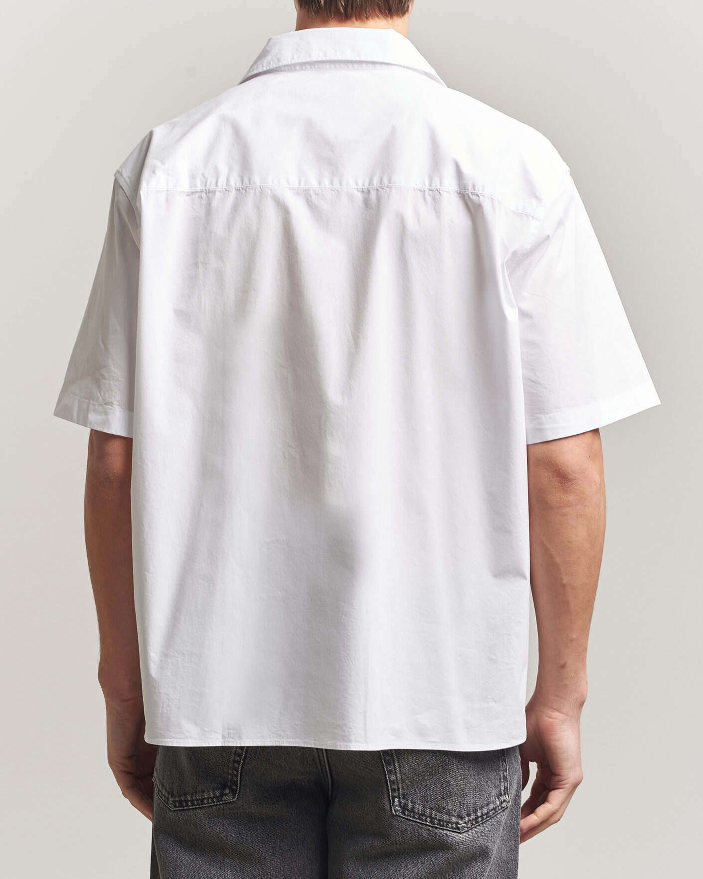 Herr | Skjortor | J.Lindeberg | Ellis Cotton Resort Shirt White
