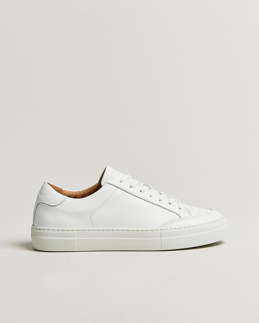 Herr | Sneakers | J.Lindeberg | Art Signature Leather Sneaker White