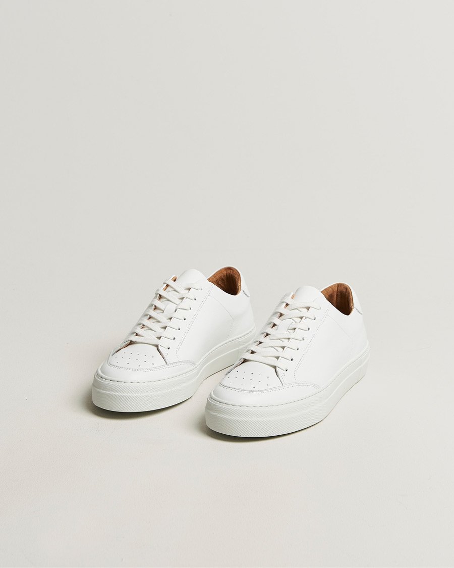 Herr | Sneakers | J.Lindeberg | Art Signature Leather Sneaker White