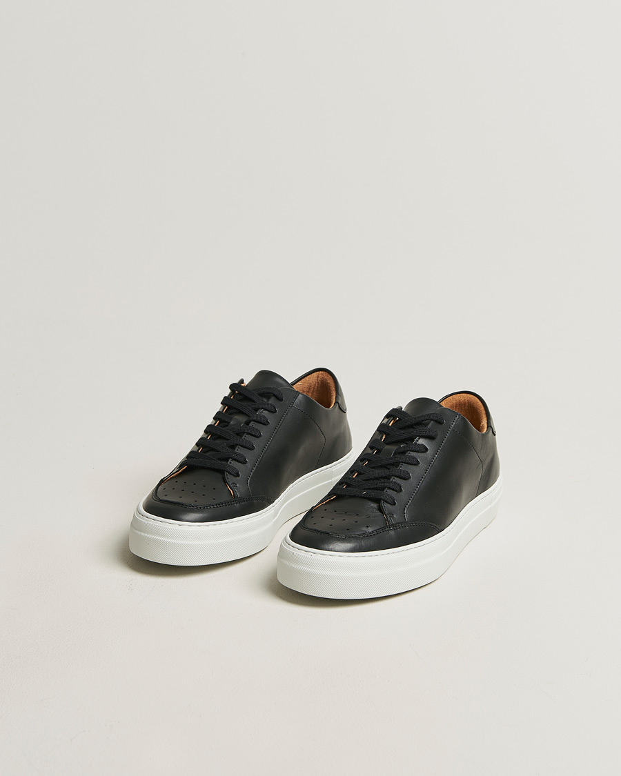 Herr | Sneakers | J.Lindeberg | Art Signature Leather Sneaker Black