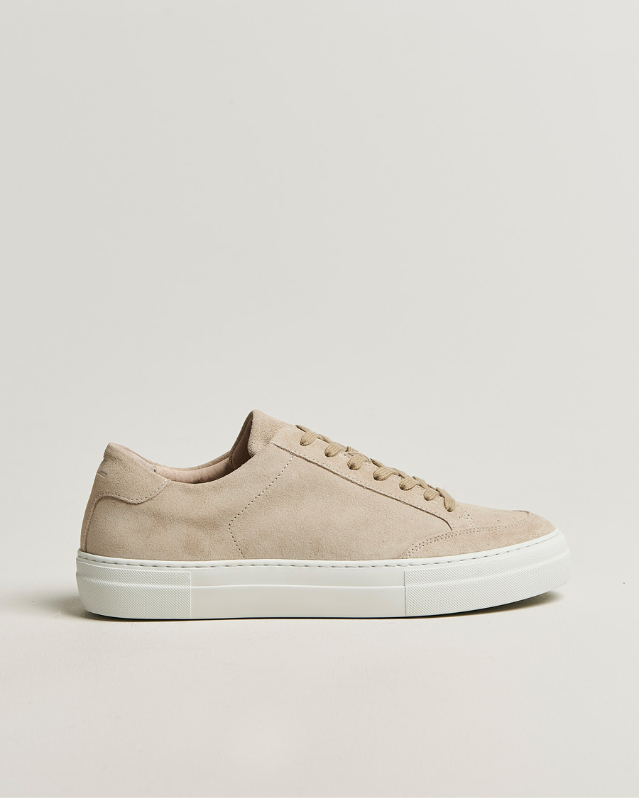 Herr | Sneakers | J.Lindeberg | Art Signature Suede Sneaker Moonbeam