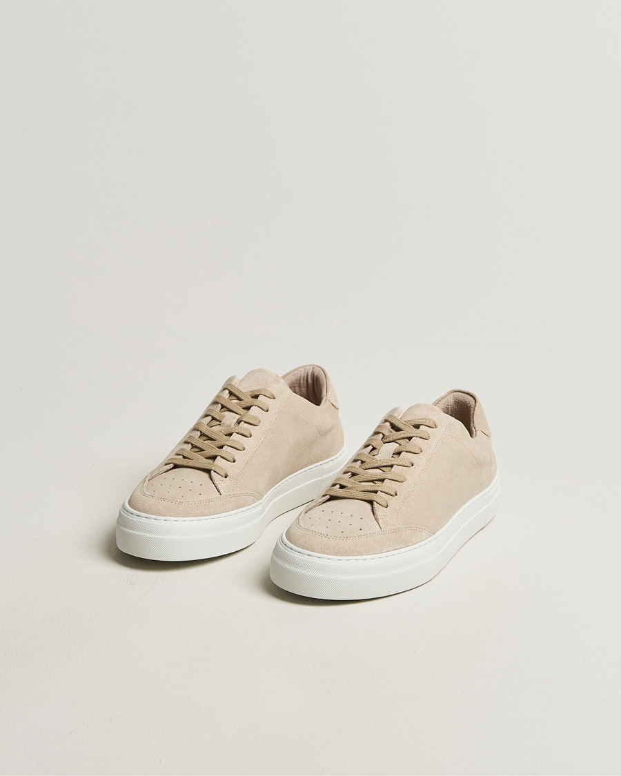 Herr | Sneakers | J.Lindeberg | Art Signature Suede Sneaker Moonbeam