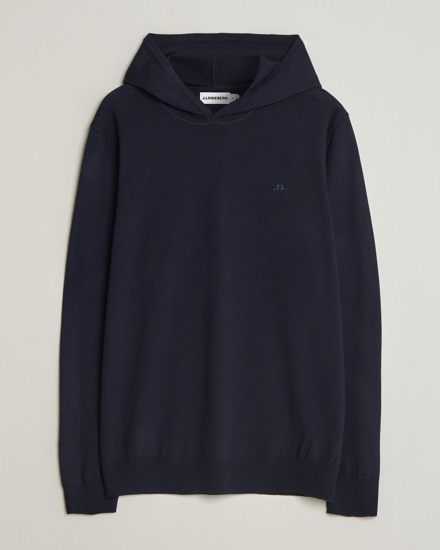 Herr | Tröjor | J.Lindeberg | Karl Merino Hoodie JL Navy